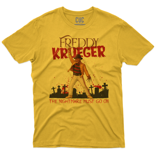 CUC T-SHIRT Freddy Krueger Mercury - FILM MUSICA - QUEEN -  #chooseurcolor