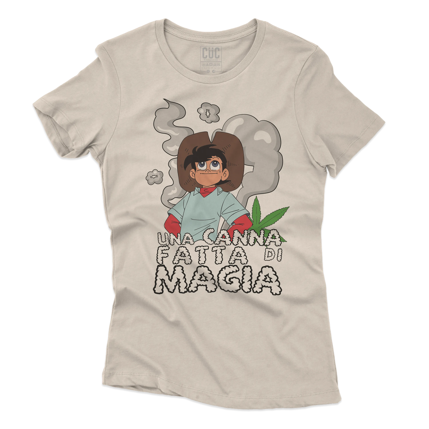 CUC T-SHIRT Una canna fatta di magia - ANIME MANGA - Divertente -  #chooseurcolor