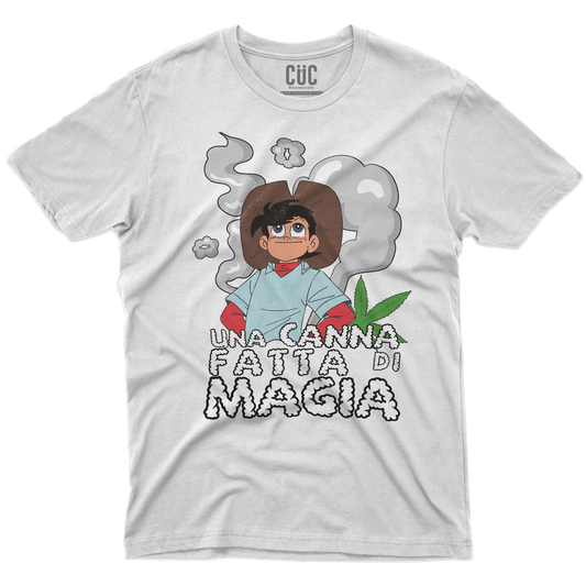 CUC T-SHIRT Una canna fatta di magia - ANIME MANGA - Divertente -  #chooseurcolor