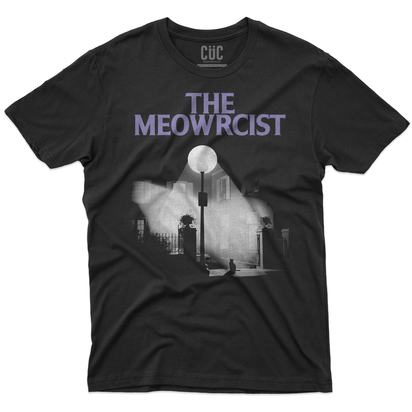 CUC T-SHIRT THE MEOWRCIST - FILM - Halloween - Divertente - Gatti -  #chooseurcolor