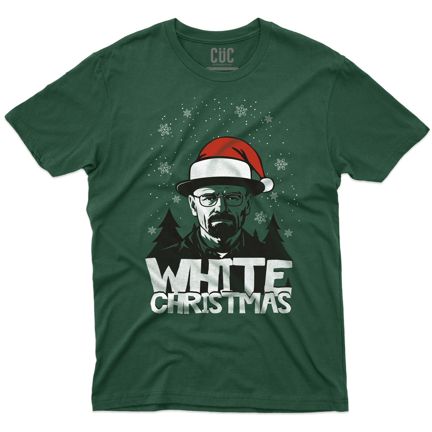 CUC T-SHIRT W.White Christmas - NATALE - SERIE TV - divertente - B Bad -  #chooseurcolor