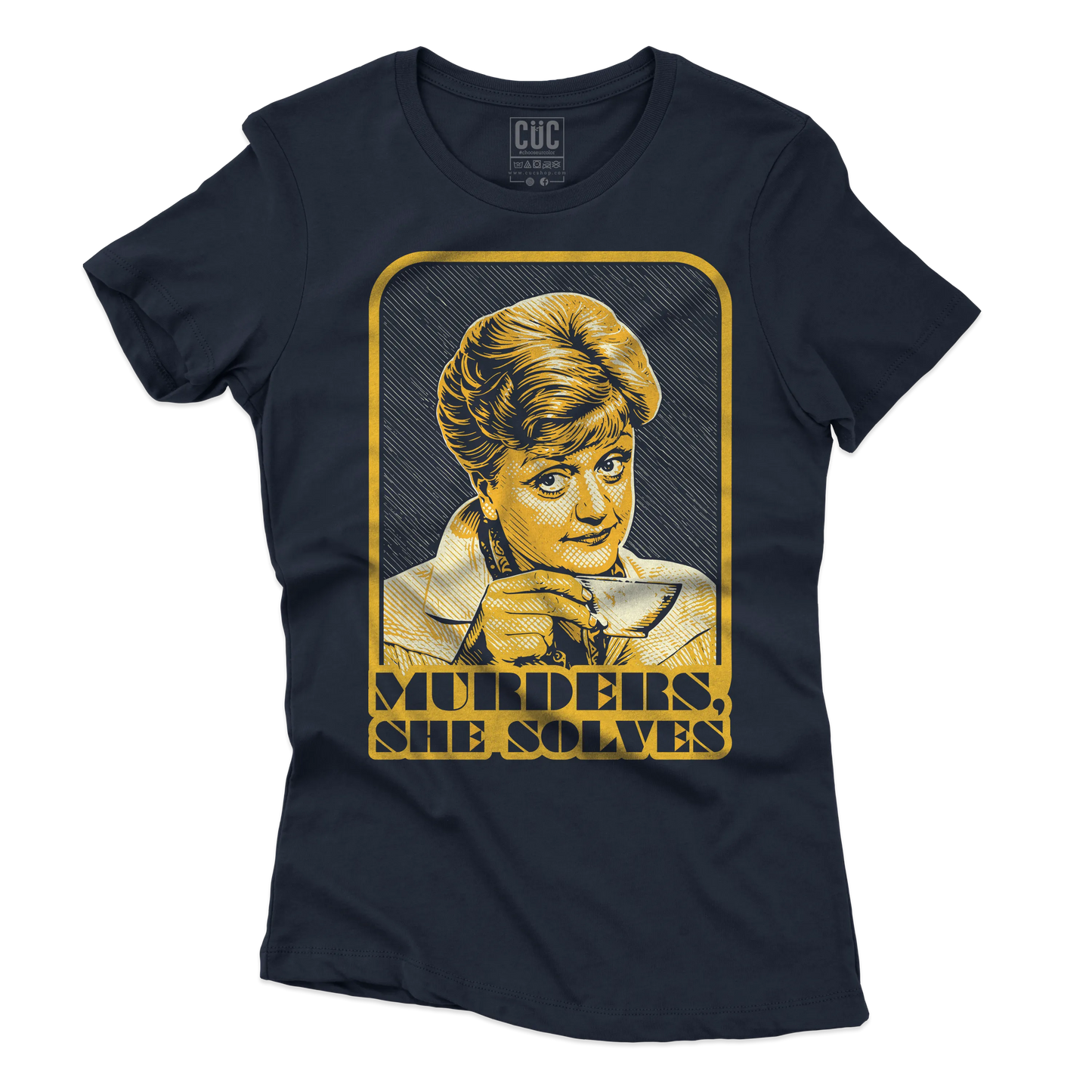 CUC T-SHIRT Murders She Solves - SERIE TV - PERSONAGGI FAMOSI - Jessica Fletcher - La signora in giallo - Cult -  #chooseurcolor