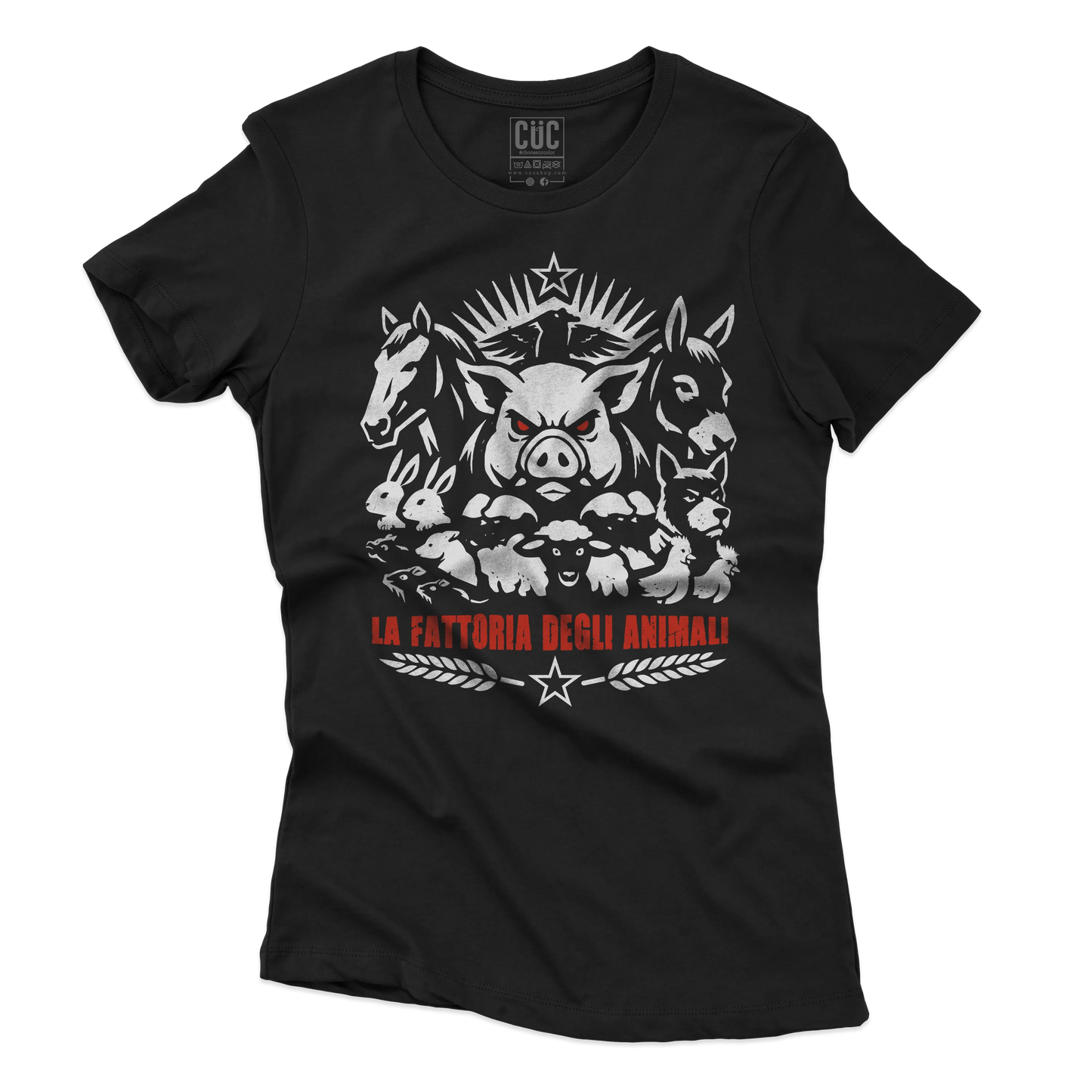 CUC T-SHIRT La fattoria degli animali - LIBRI - Orwell -  #chooseurcolor