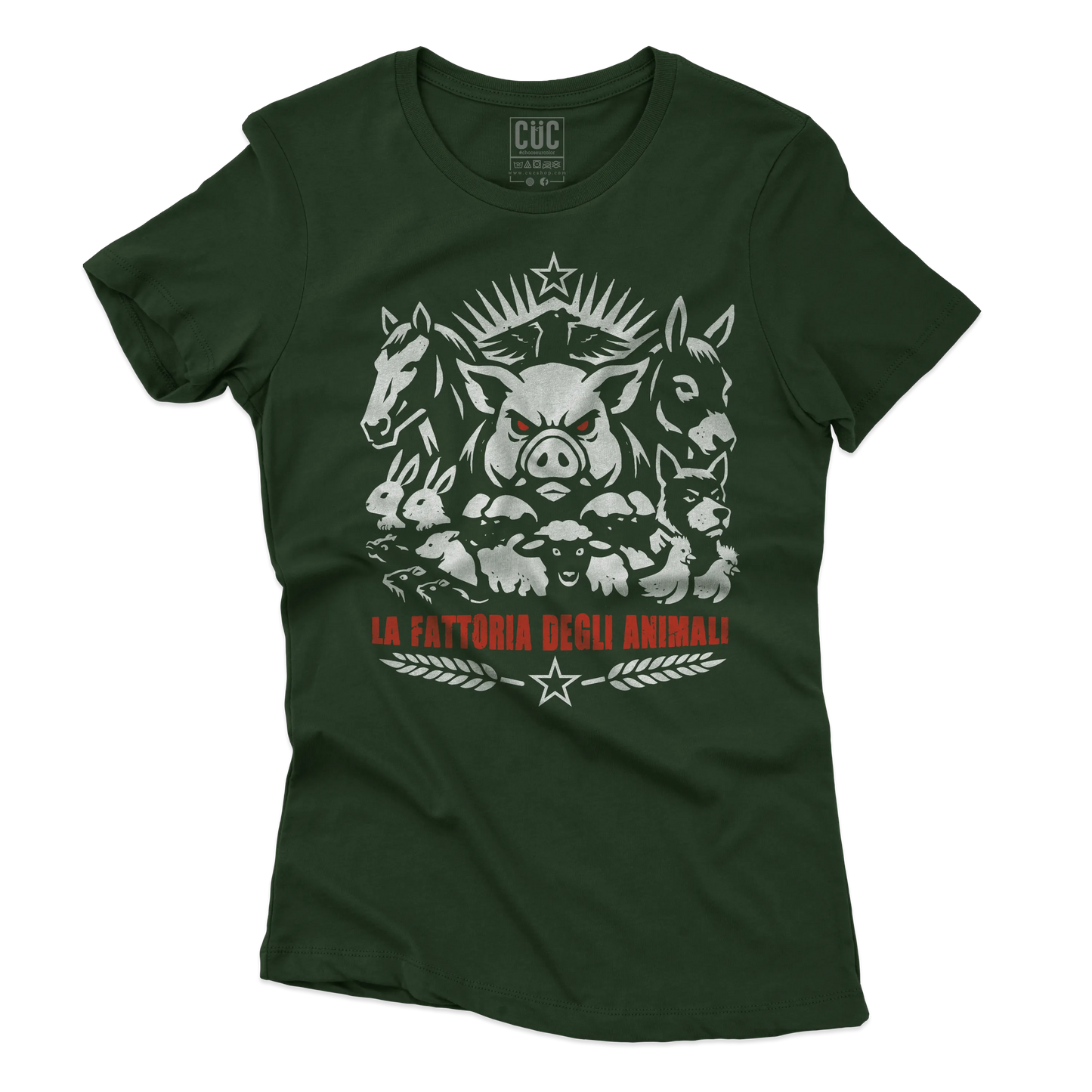 CUC T-SHIRT La fattoria degli animali - LIBRI - Orwell -  #chooseurcolor