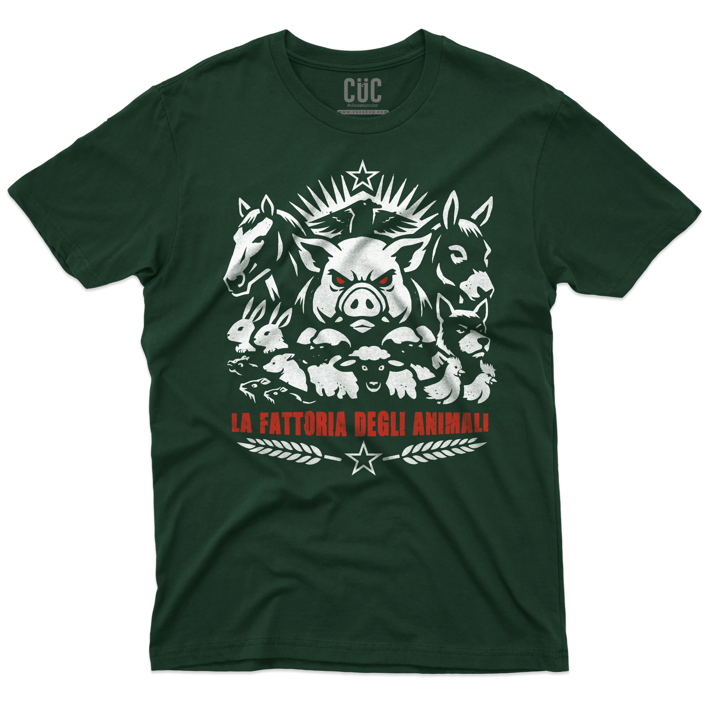 CUC T-SHIRT La fattoria degli animali - LIBRI - Orwell -  #chooseurcolor
