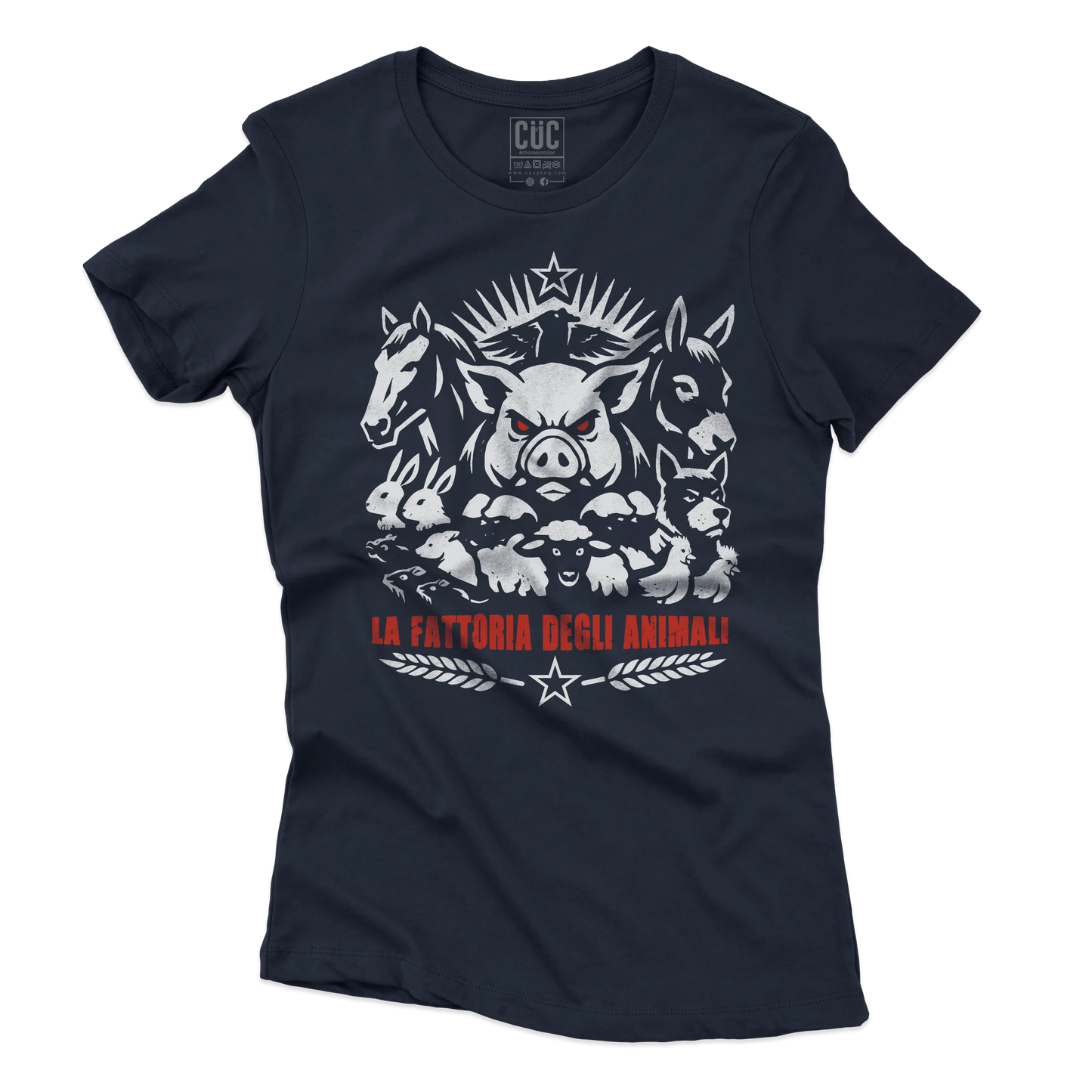 CUC T-SHIRT La fattoria degli animali - LIBRI - Orwell -  #chooseurcolor