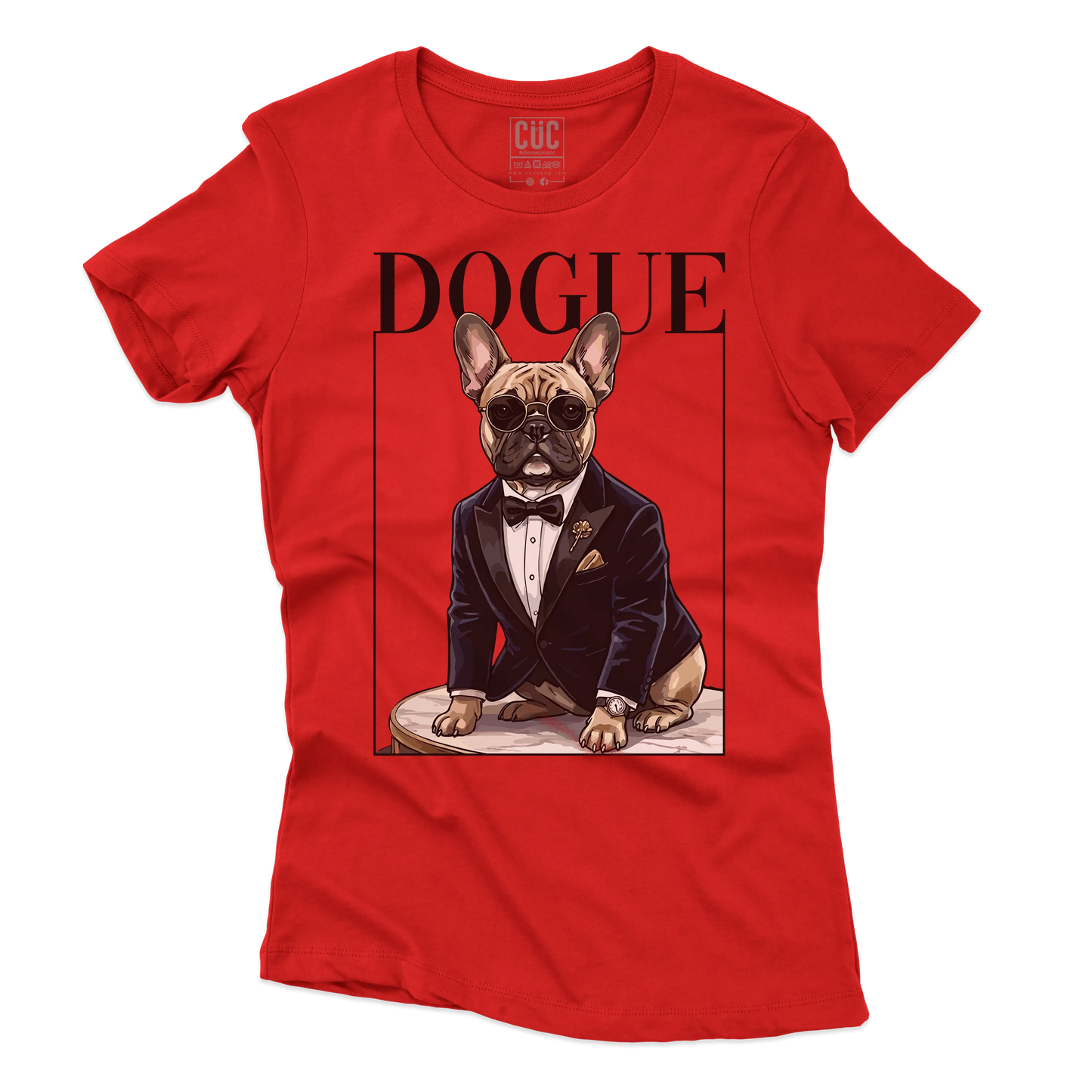 CUC T-SHIRT DOGUE - PERSONAGGI FAMOSI - DIVERTENTE - Dogs Lovers -  #chooseurcolor