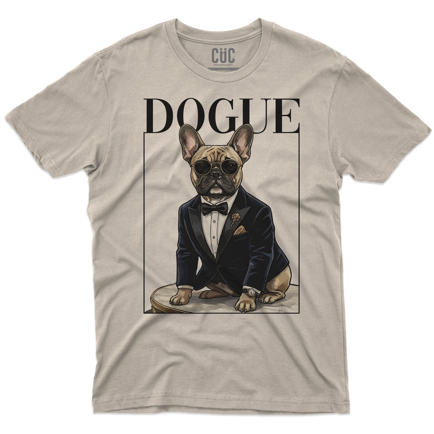 CUC T-SHIRT DOGUE - PERSONAGGI FAMOSI - DIVERTENTE - Dogs Lovers -  #chooseurcolor
