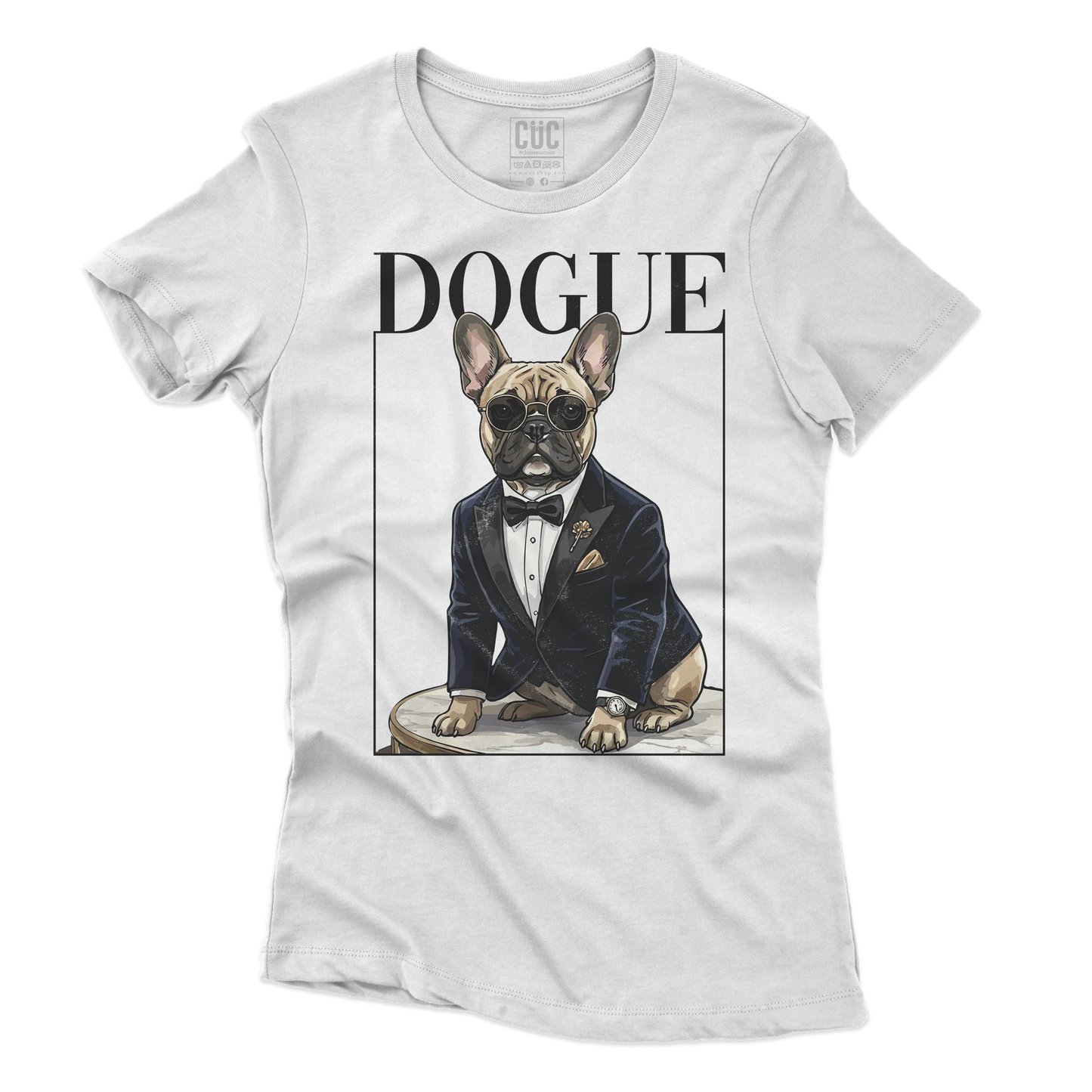 CUC T-SHIRT DOGUE - PERSONAGGI FAMOSI - DIVERTENTE - Dogs Lovers -  #chooseurcolor