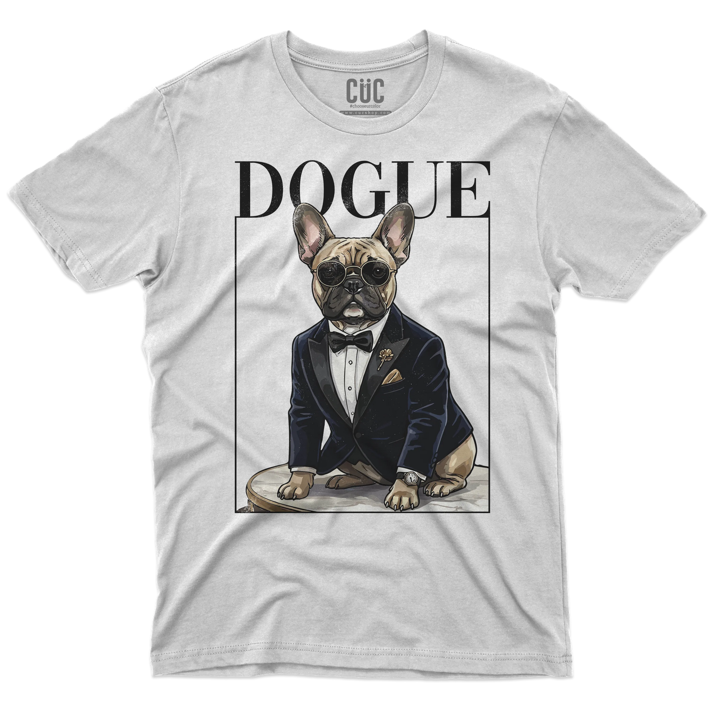 CUC T-SHIRT DOGUE - PERSONAGGI FAMOSI - DIVERTENTE - Dogs Lovers -  #chooseurcolor