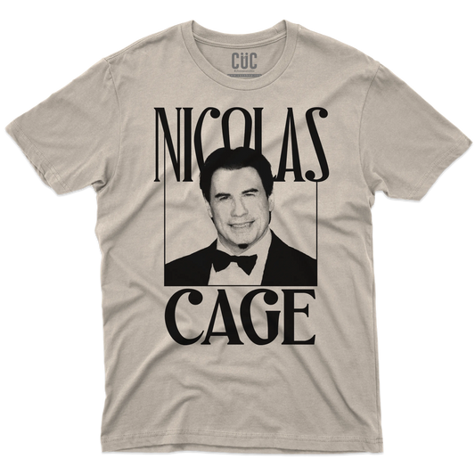 CUC T-SHIRT Travolta Cage Face Off - FILM - PERSONAGGI FAMOSI - CULT -  #chooseurcolor