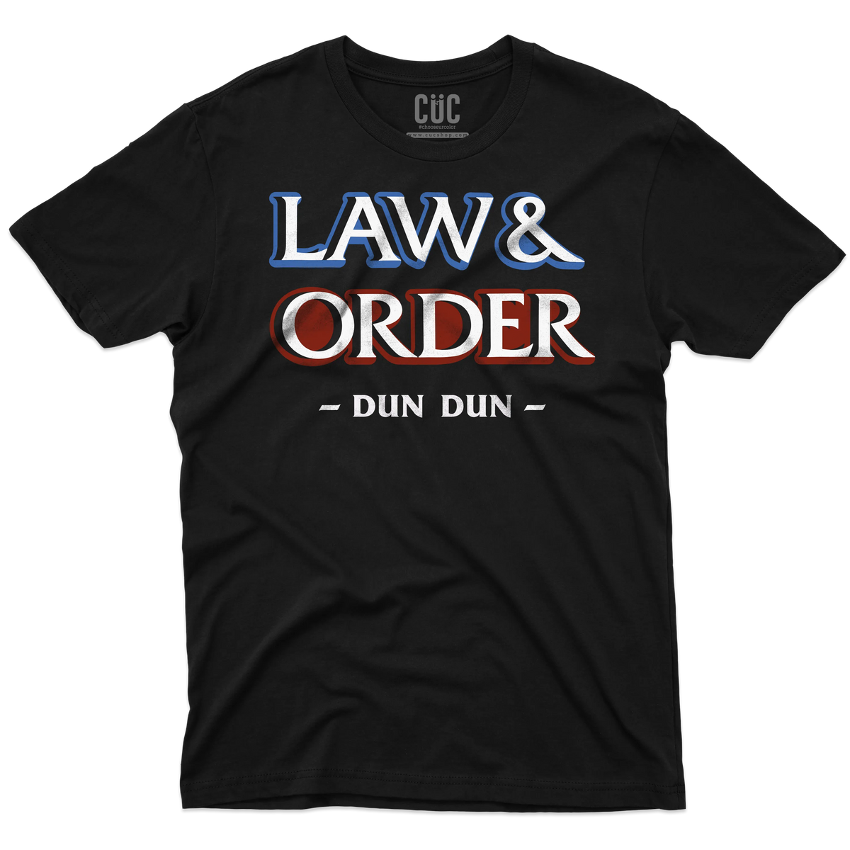 CUC T-SHIRT Sigla Law & Order - SERIE TV - Crime -  #chooseurcolor