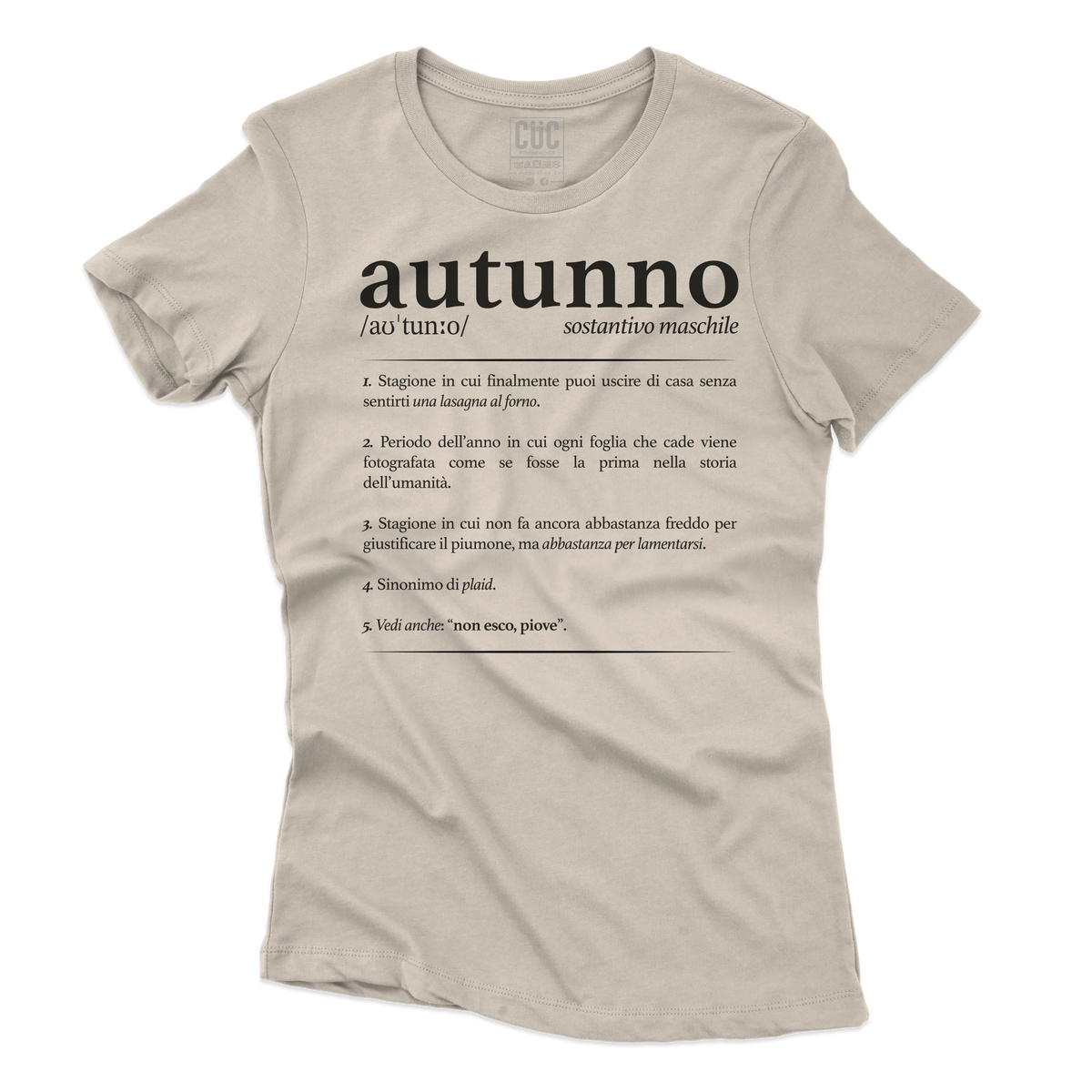 CUC T-SHIRT Definizione Autunno - AUTUNNO - Divertente -  #chooseurcolor