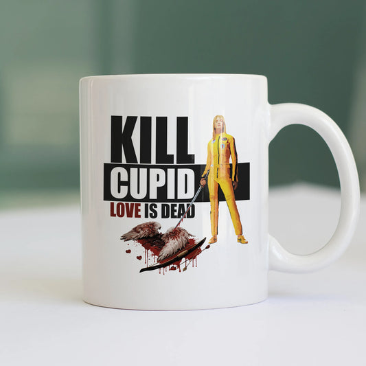 CUC TAZZA IN CERAMICA Kill Cupid - FILM - SAN VALENTINO - Love is Dead - Parodia - Kill Bill - Tarantino -  #chooseurcolor