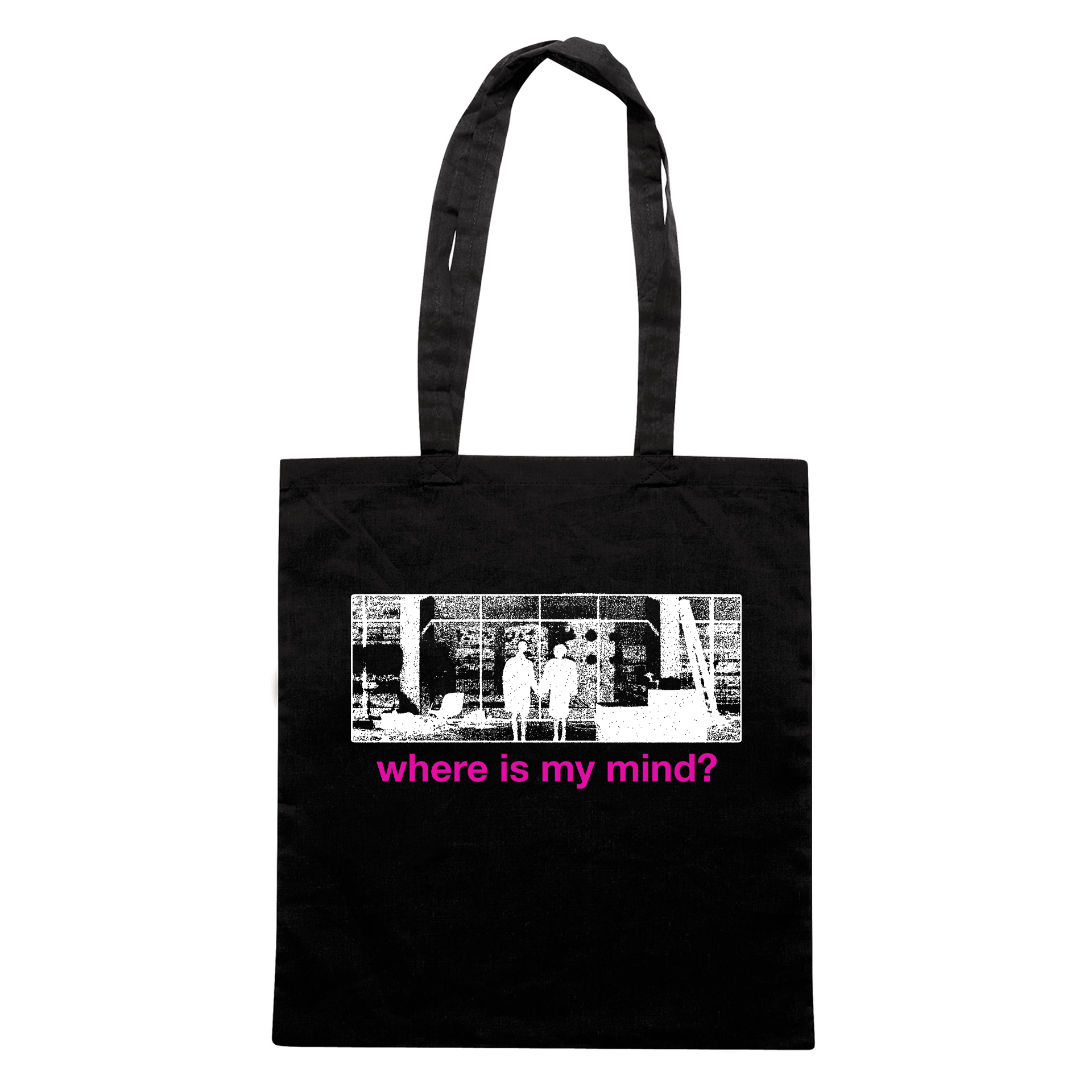 SHOPPER CUC Where is my mind Fight Club fincher Palahniuk Nera M [IMGKEY:BLA:M:1]