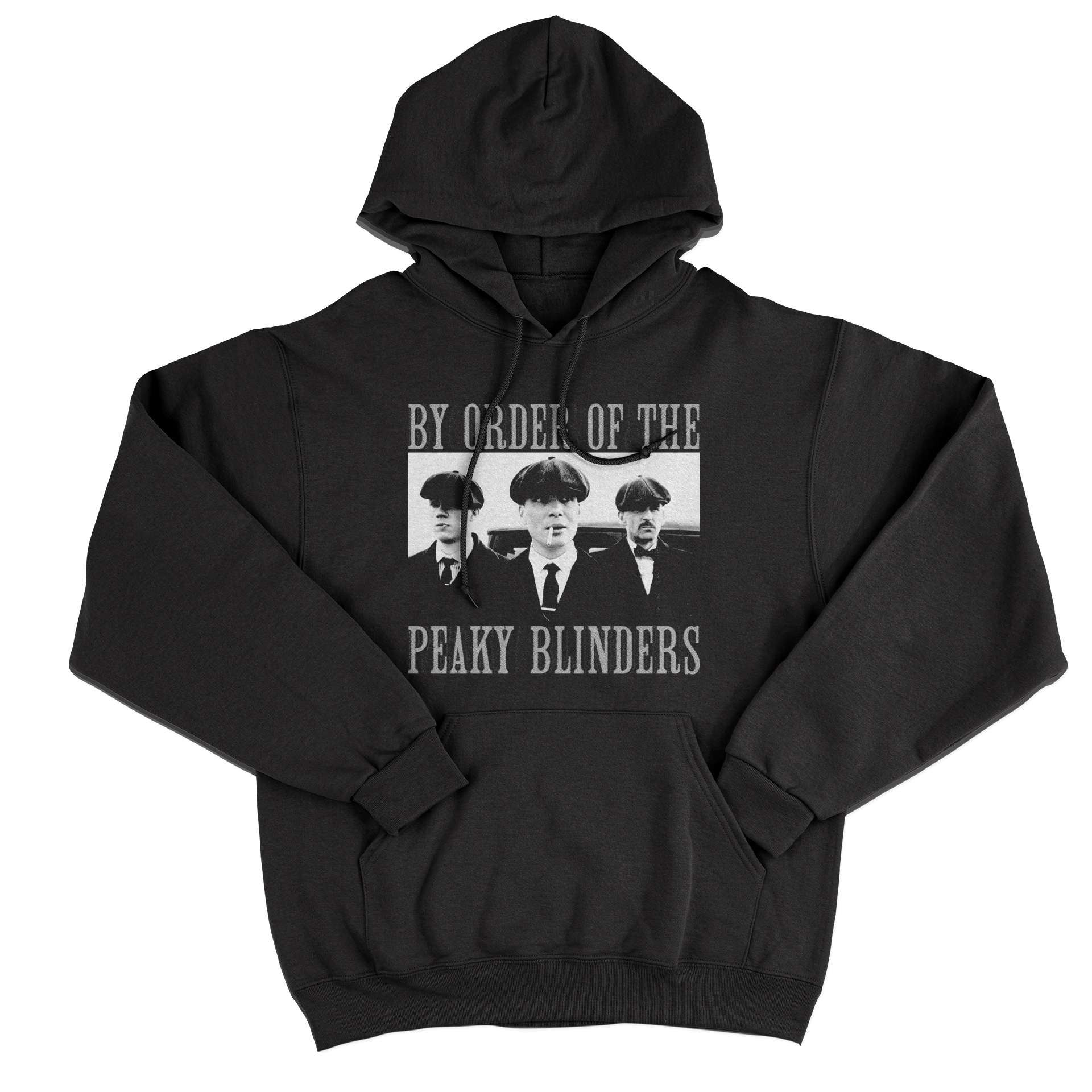 FELPA CAPPUCCIO CUC BY ORDER OF THE PEAKY BLINDERS serie tv cult Nera M [IMGKEY:BLA:M:1]