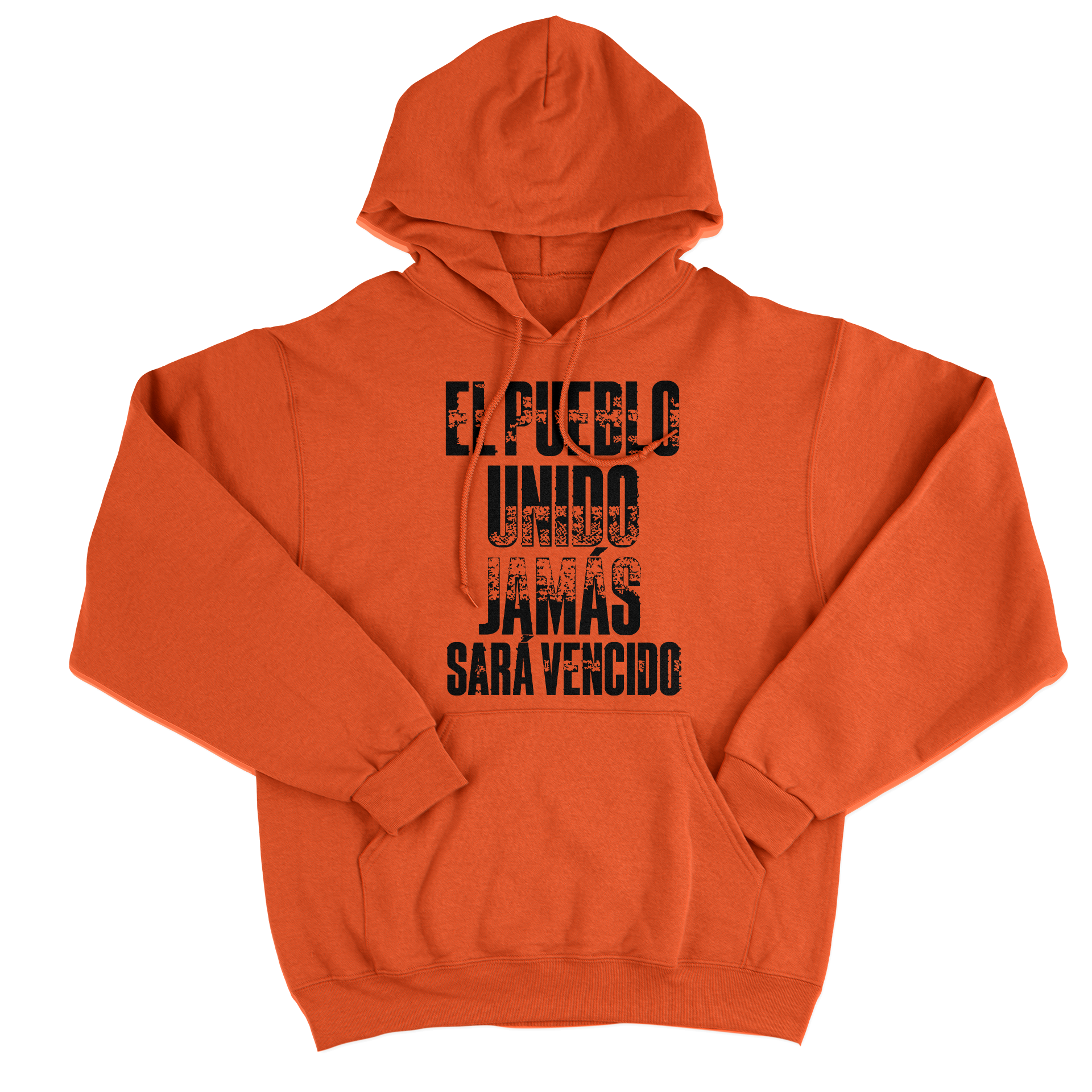 FELPA CAPPUCCIO CUC EL PUEBLO UNIDO canto Arancione M [IMGKEY:ORA:M:1]