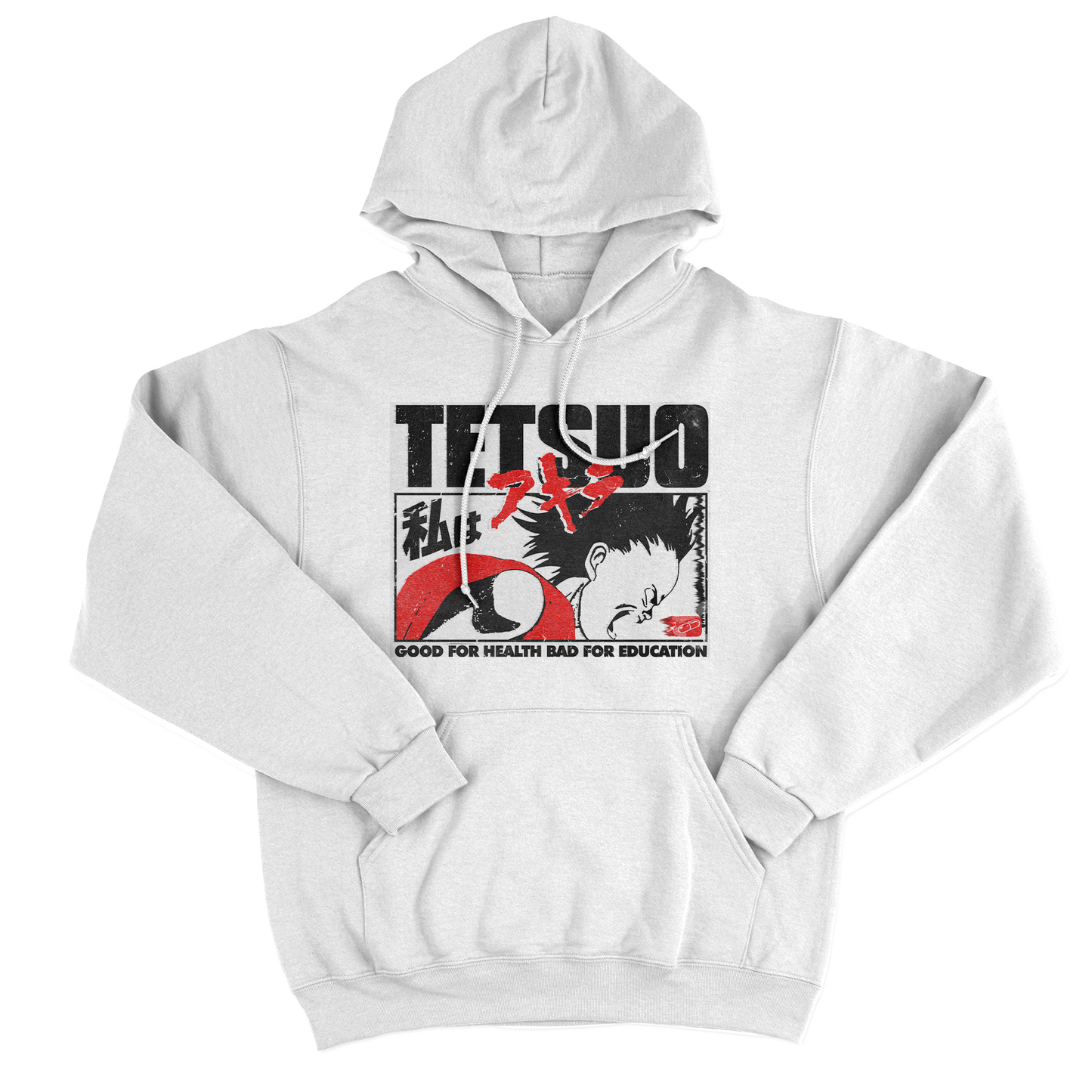 FELPA CAPPUCCIO CUC Io Sono Tetsuo Anime Manga Cult Pop colture Cyberpunk Akira Bianca M [IMGKEY:WHI:M:1]