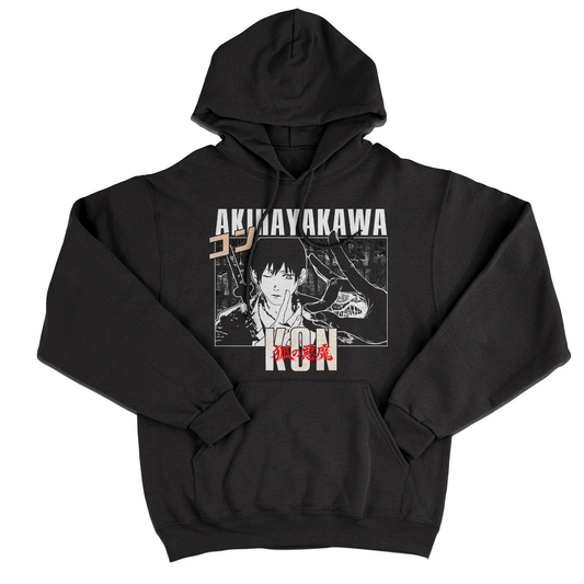 FELPA CAPPUCCIO CUC Kon Chaisawman manga anime cult Japan Nera M [IMGKEY:BLA:M:1]