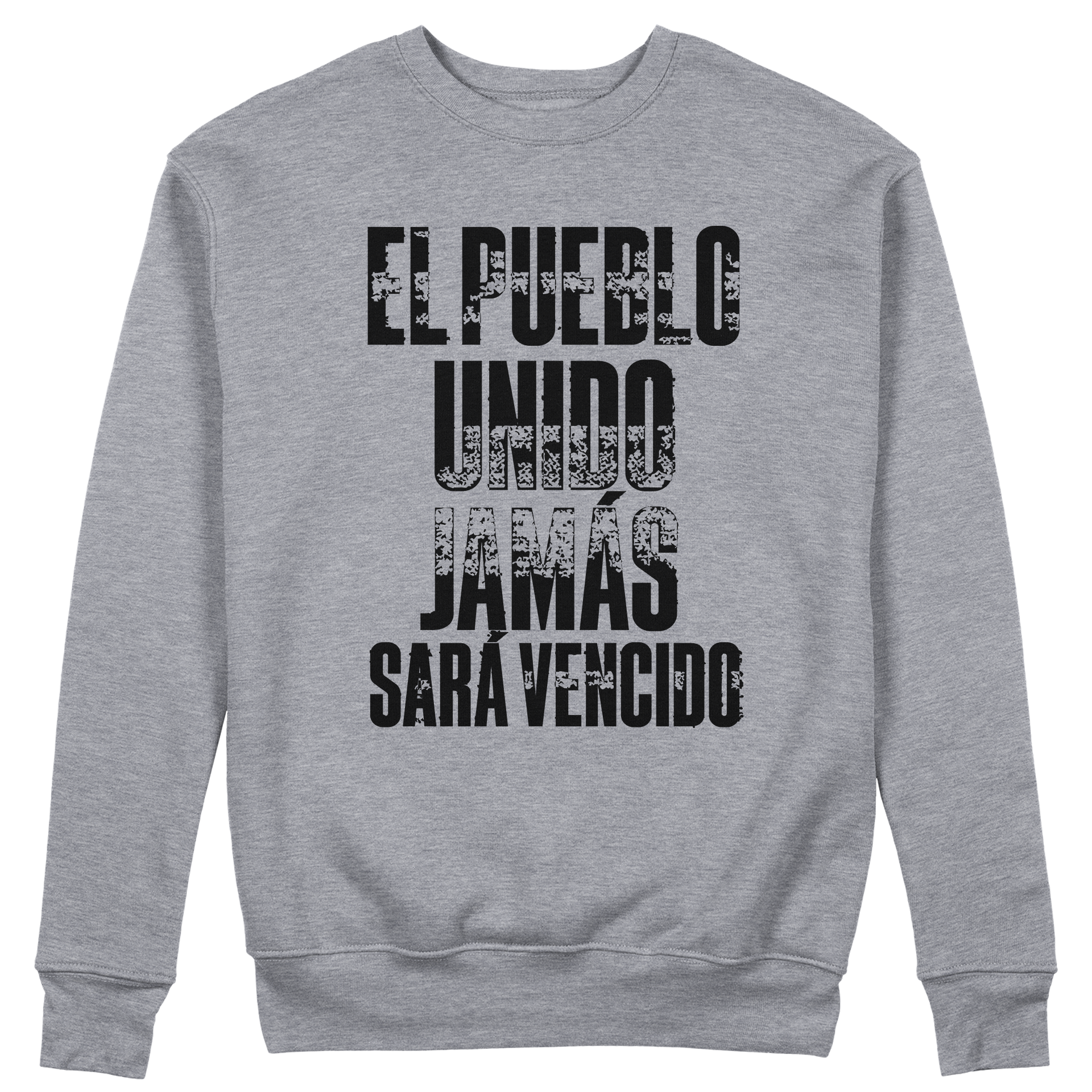 FELPA GIROCOLLO CUC EL PUEBLO UNIDO canto Grigio M [IMGKEY:GRE:M:1]
