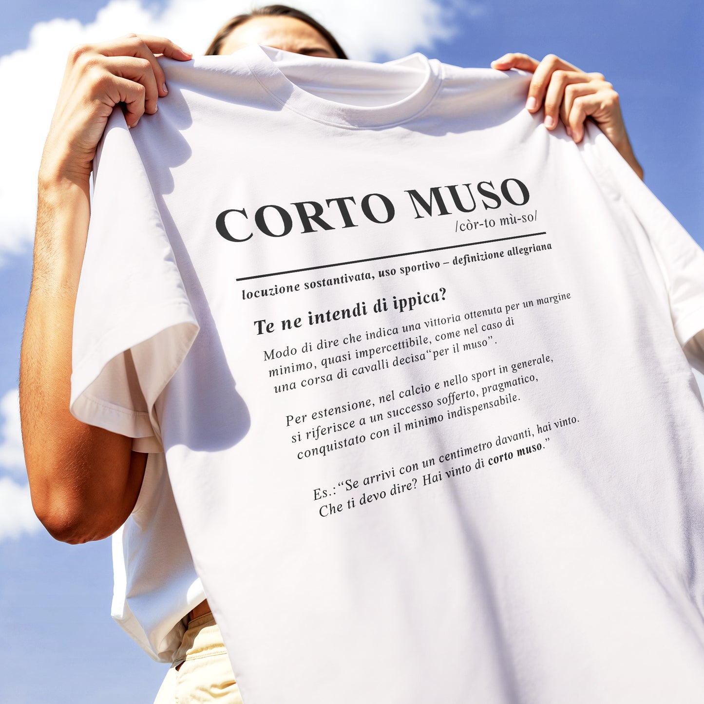 T-SHIRT CORTO MUSO te ne intendi di Ippica Max Risultatisti Allegri #chooseurcolor