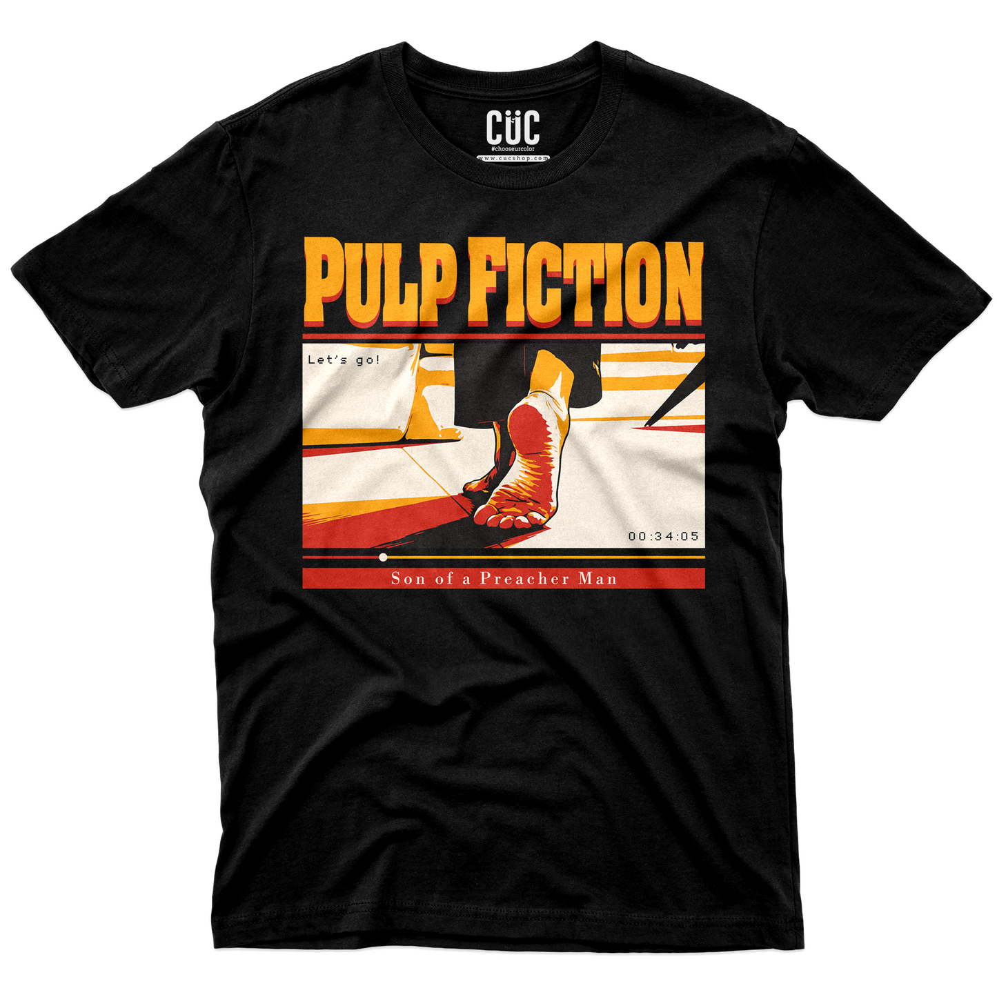 T-SHIRT MIA FEET pulp fiction tarantino #chooseurcolor
