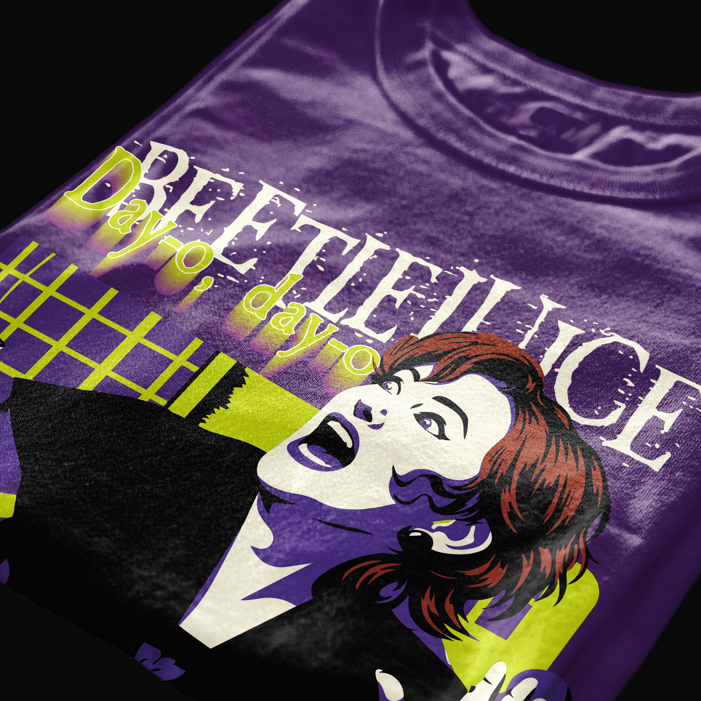 T-SHIRT DAY O BANANA BOAT SONG beetlejuice cult Tim Burton PUR #chooseurcolor