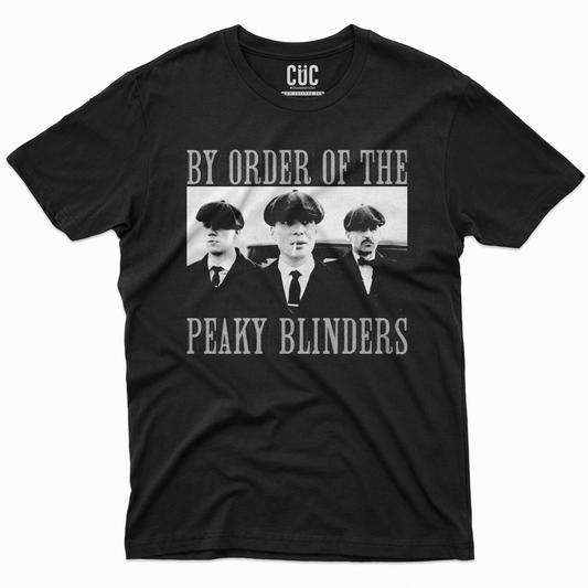 T-SHIRT CUC BY ORDER OF THE PEAKY BLINDERS serie tv cult Nera M [IMGKEY:BLA:M:1]