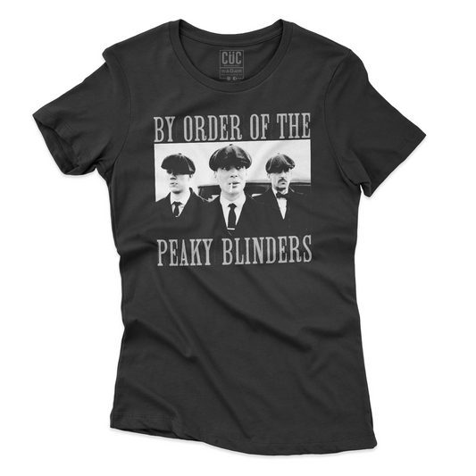 T-SHIRT CUC BY ORDER OF THE PEAKY BLINDERS serie tv cult Nera W [IMGKEY:BLA:W:2]