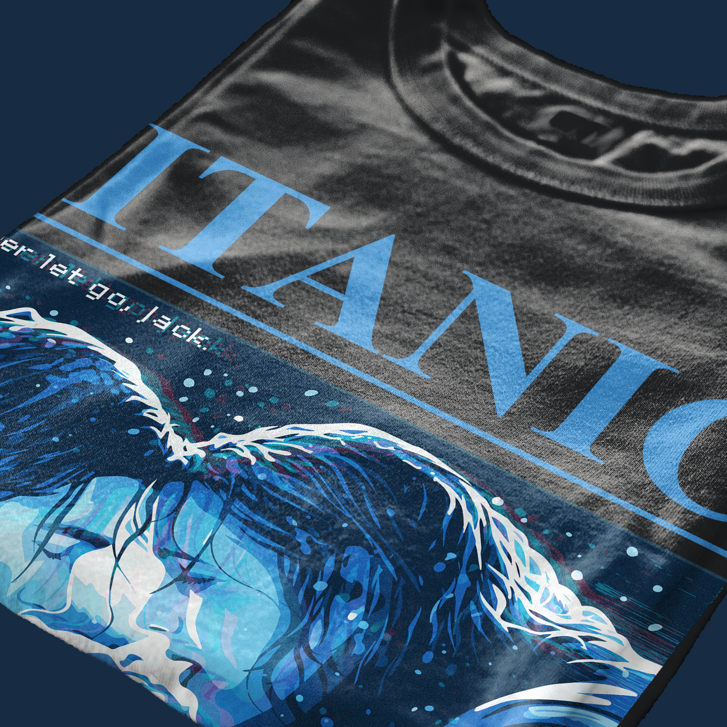 T-SHIRT CUC Titanic Promise Rose Jack Film cult Nera M [IMGKEY:BLA:M:4]