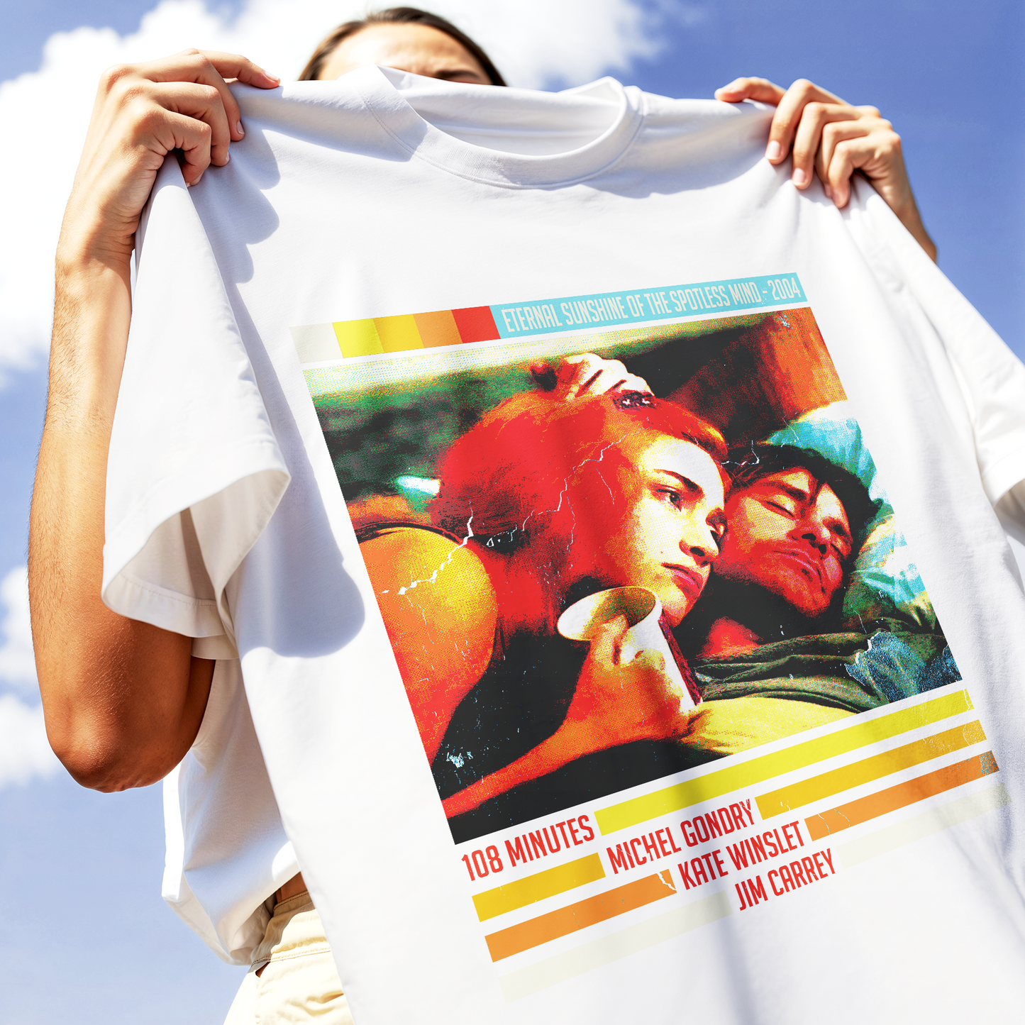 T-SHIRT CUC Eternal Sunshine of the spotless Mind film cult Love Bianca M [IMGKEY:WHI:M:3]