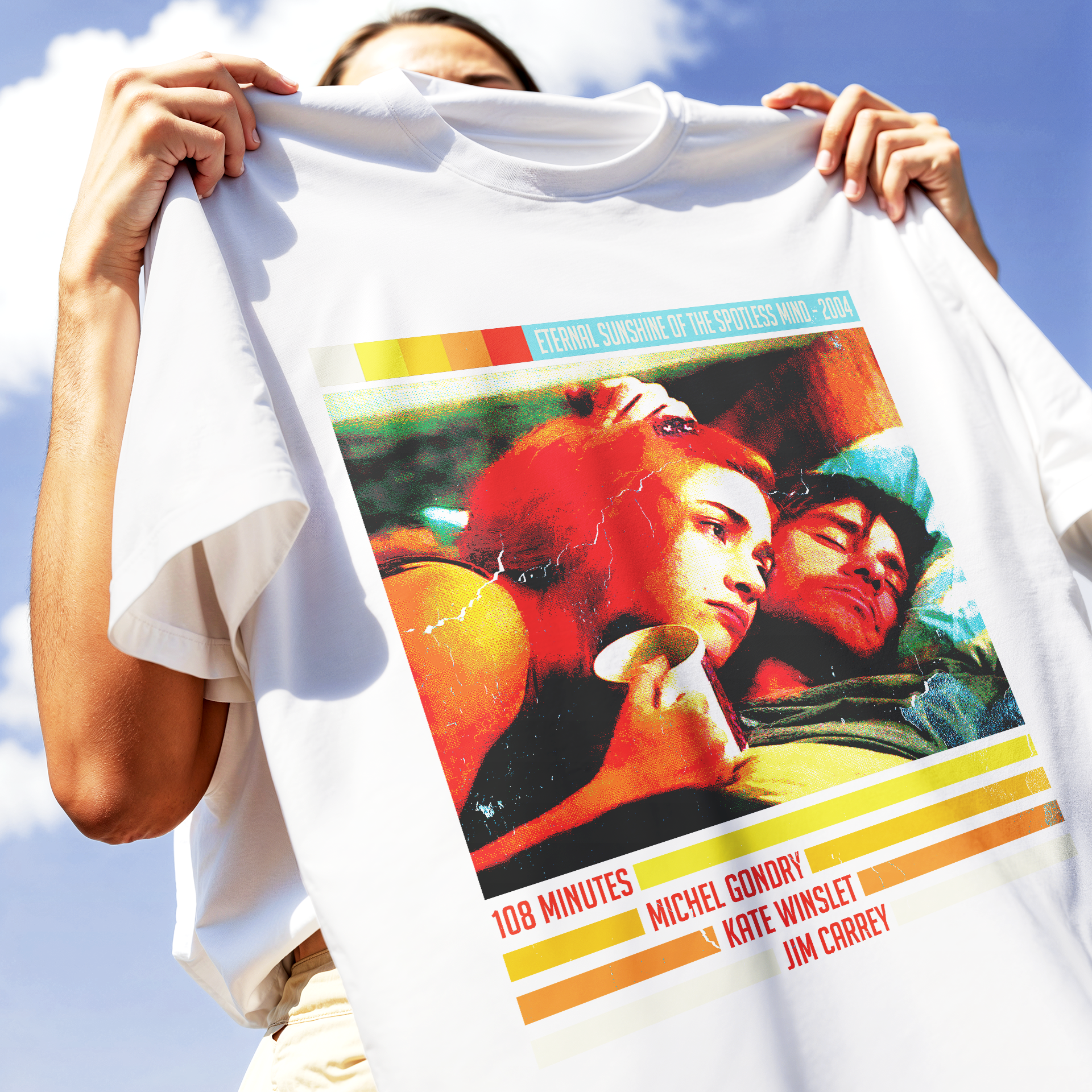 T-SHIRT CUC Eternal Sunshine of the spotless Mind film cult Love Bianca M [IMGKEY:WHI:M:3]
