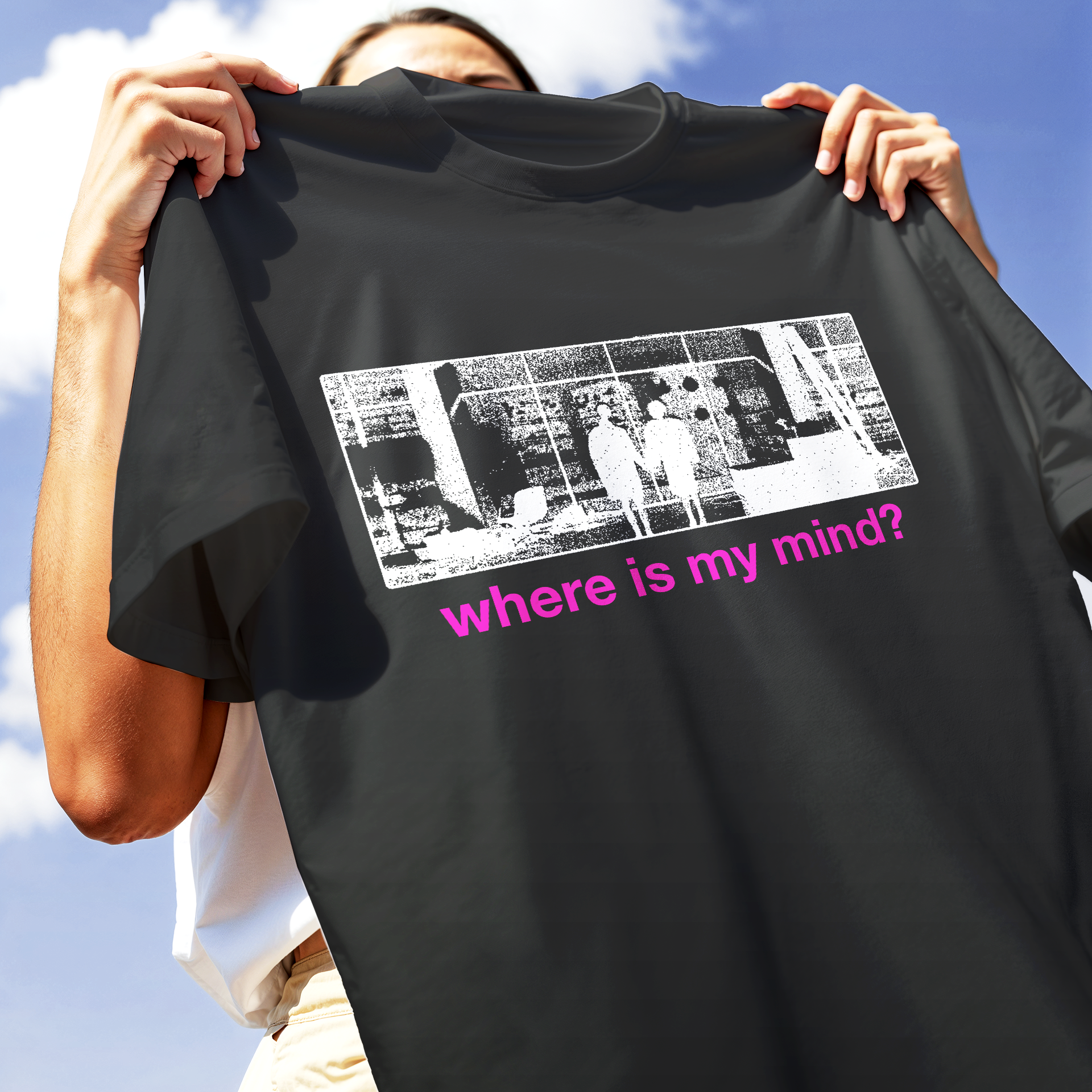 T-SHIRT CUC Where is my mind Fight Club fincher Palahniuk Nera M [IMGKEY:BLA:M:3]