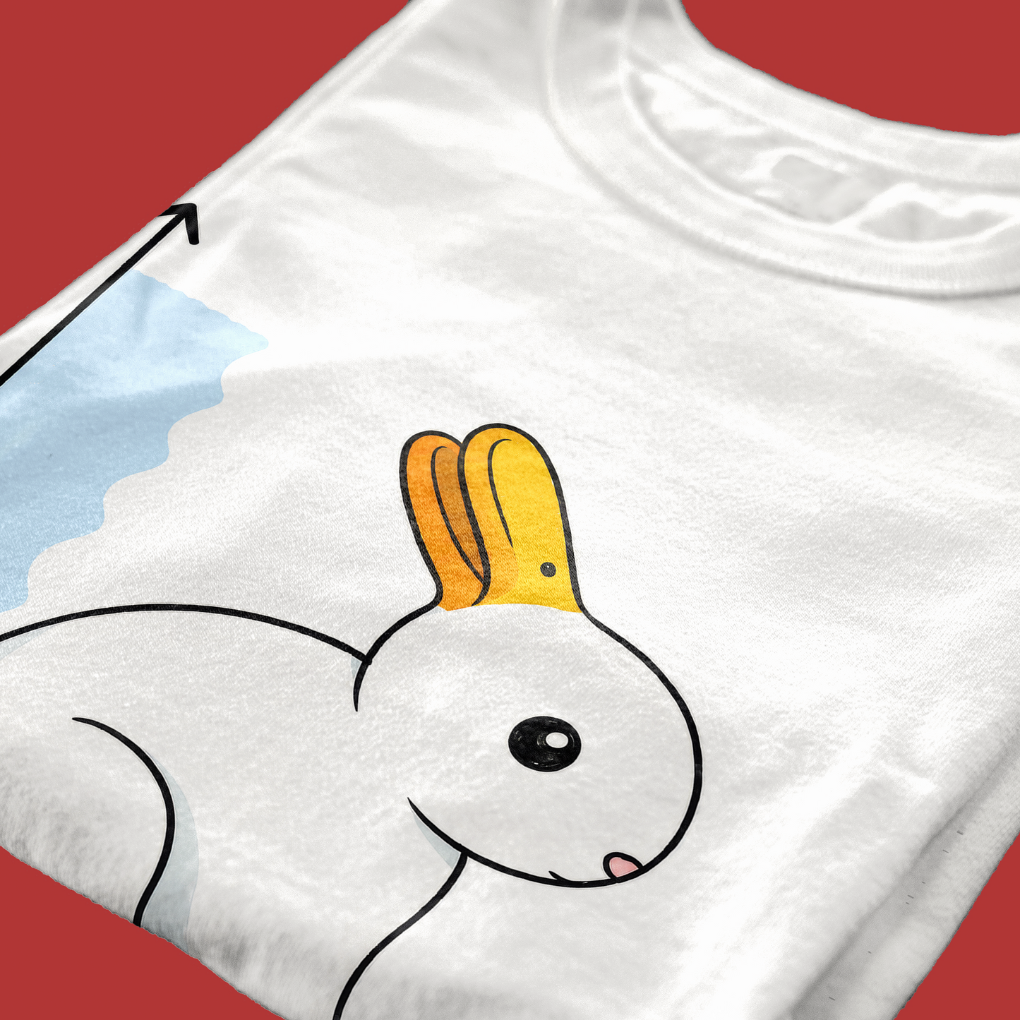 T-SHIRT CUC PUNTI DI VISTA coniglio anatra meme divertente Bianca M [IMGKEY:WHI:M:4]