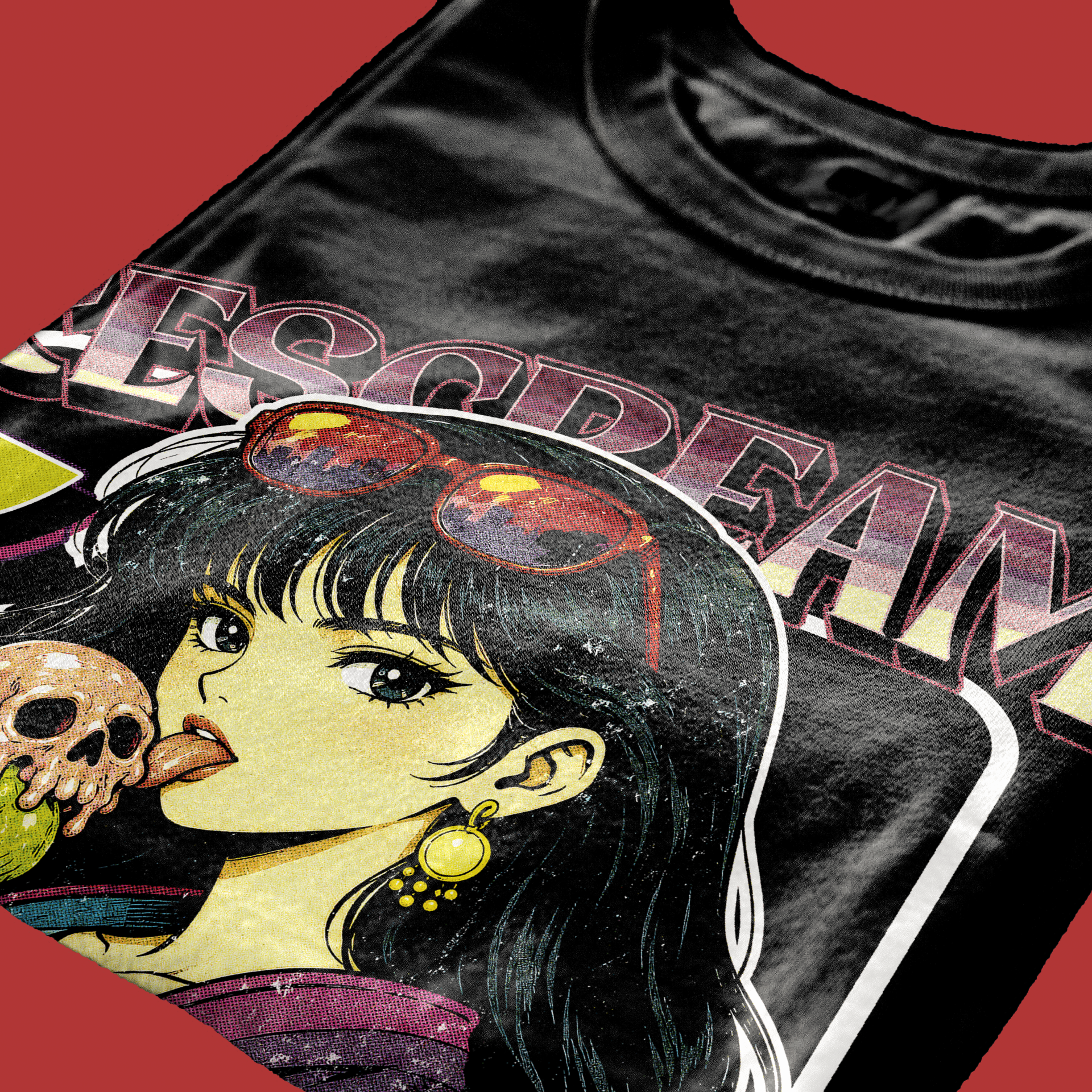 T-SHIRT JAPAN ICE SCREAM estate cool Toky Nera W [IMGKEY:BLA:W:3]