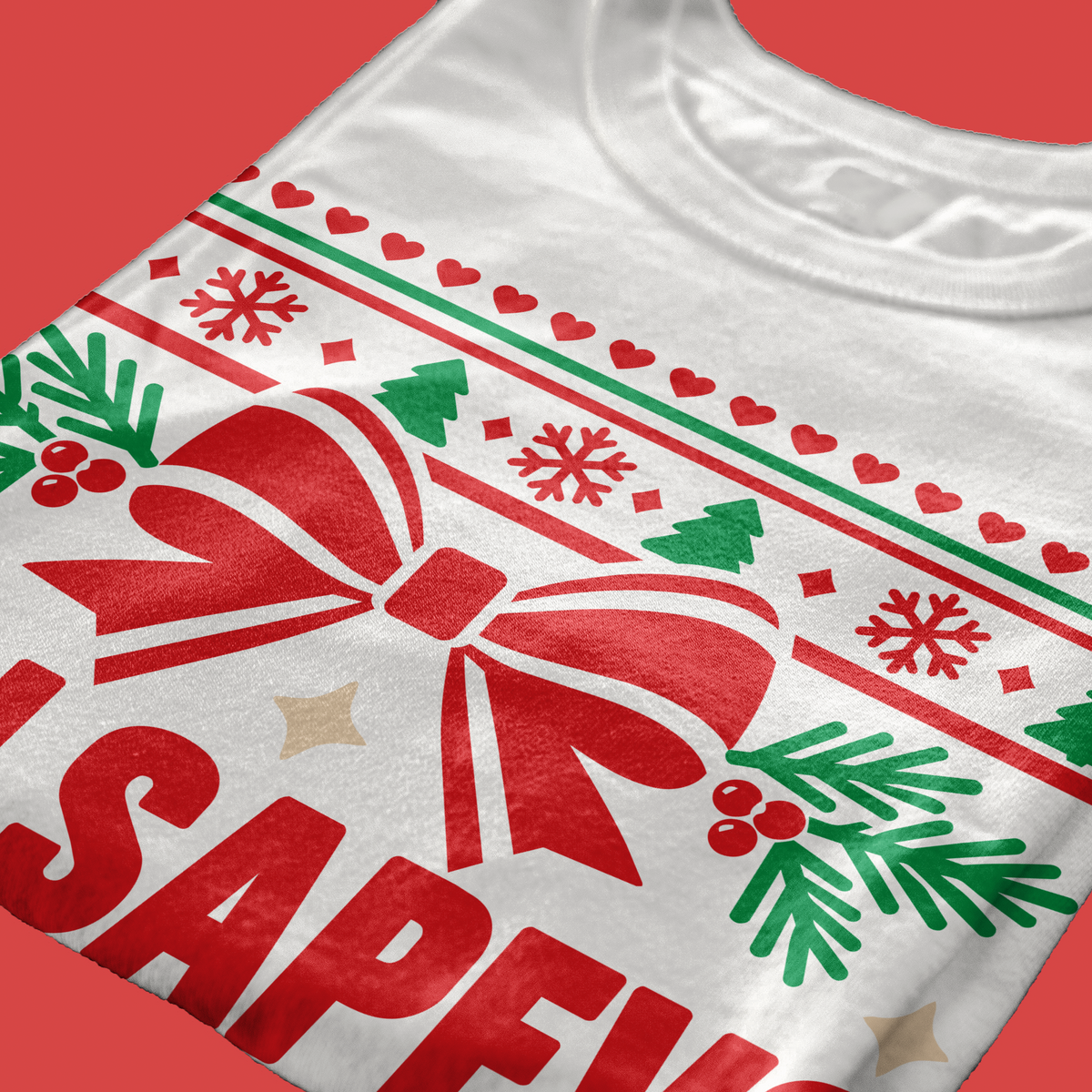 T-SHIRT CUC Regalo di Natale divertente e Ironico Non sapevo cosa prenderti Bianca M [IMGKEY:WHI:M:4]