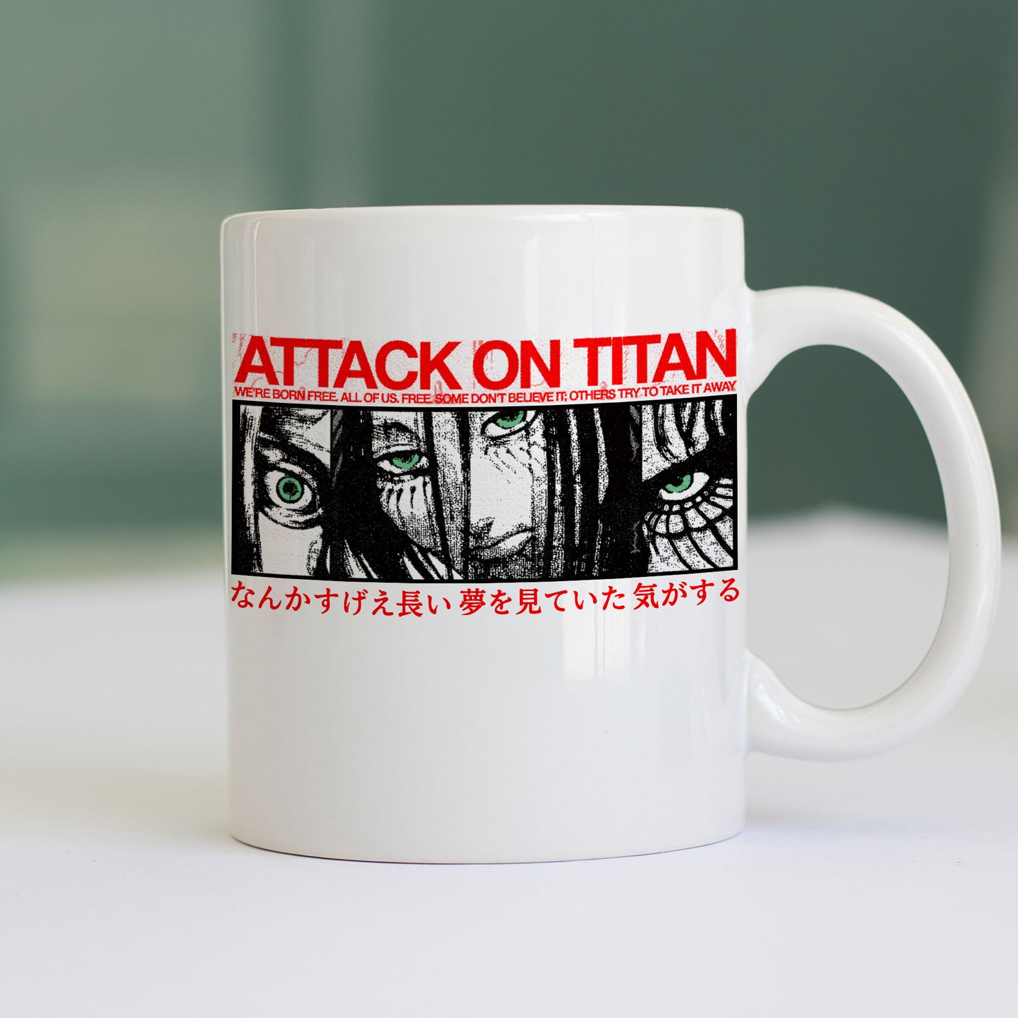 Tazza Eren’s Long Dream anime manga cult AOT attack on titan Bianca #chooseurcolor