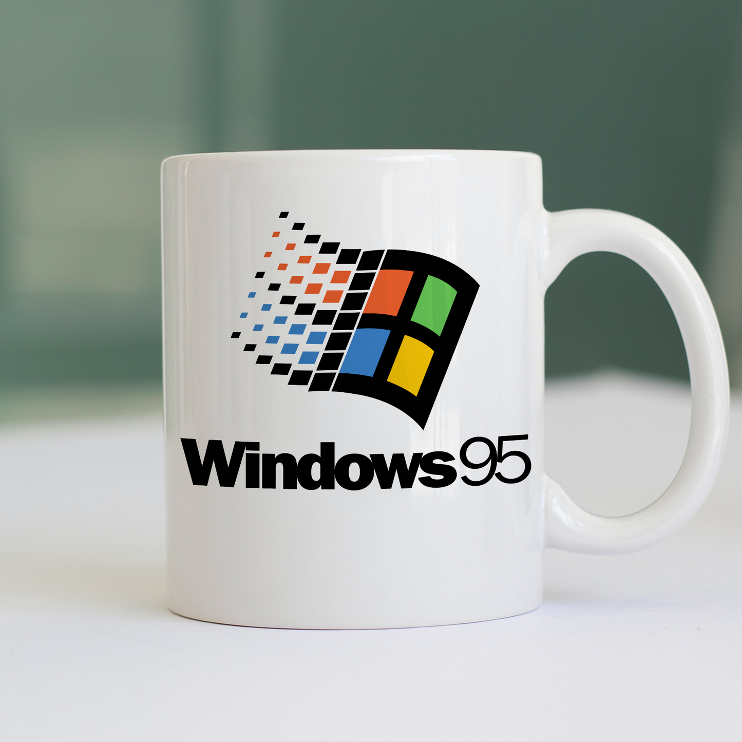 Tazza CUC Maglietta retrògrafica nostalgica anni 90 95 NERD Bianca M [IMGKEY:WHI:M:1]