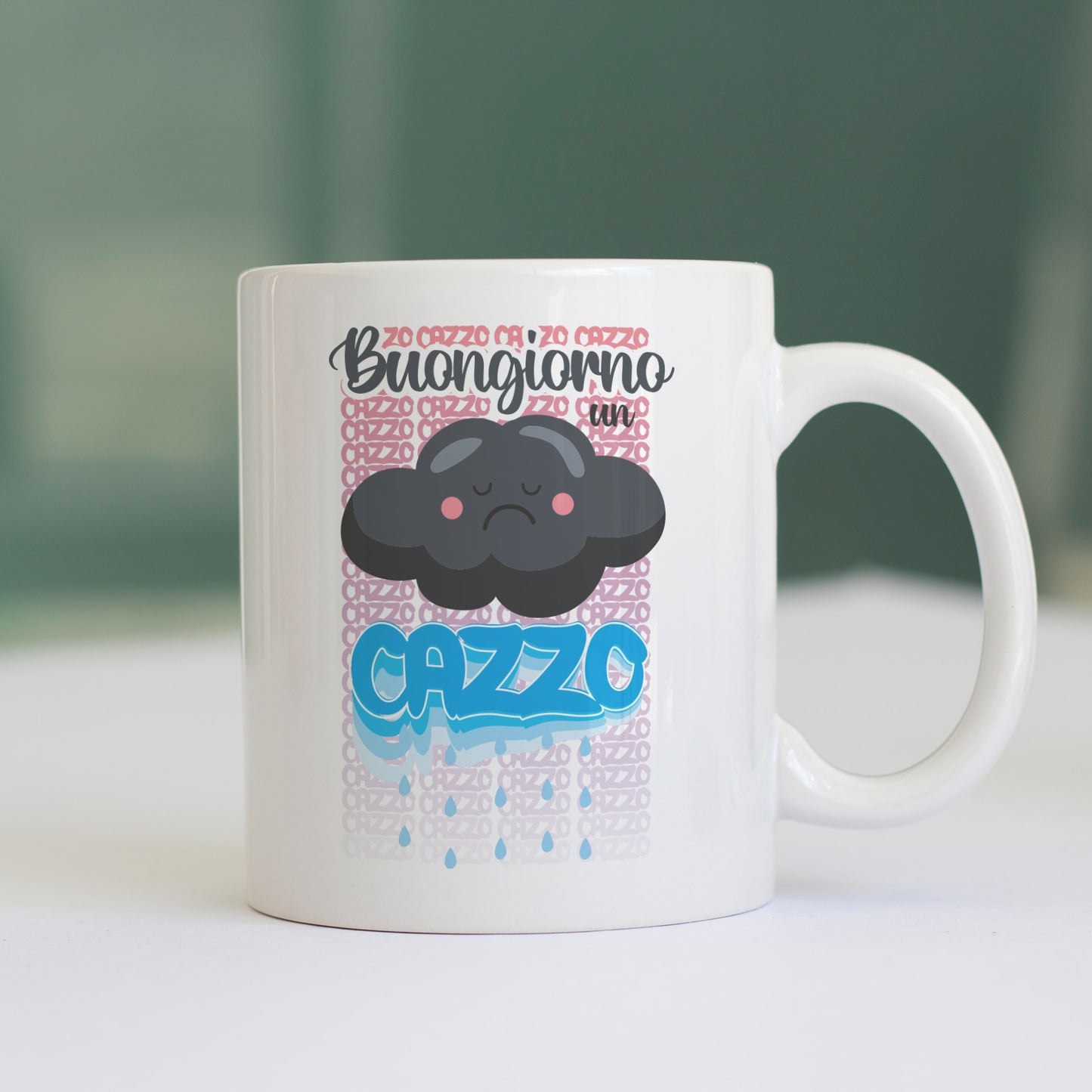 Tazza Buongiorno Un CaXXo Temporale  #chooseurcolor