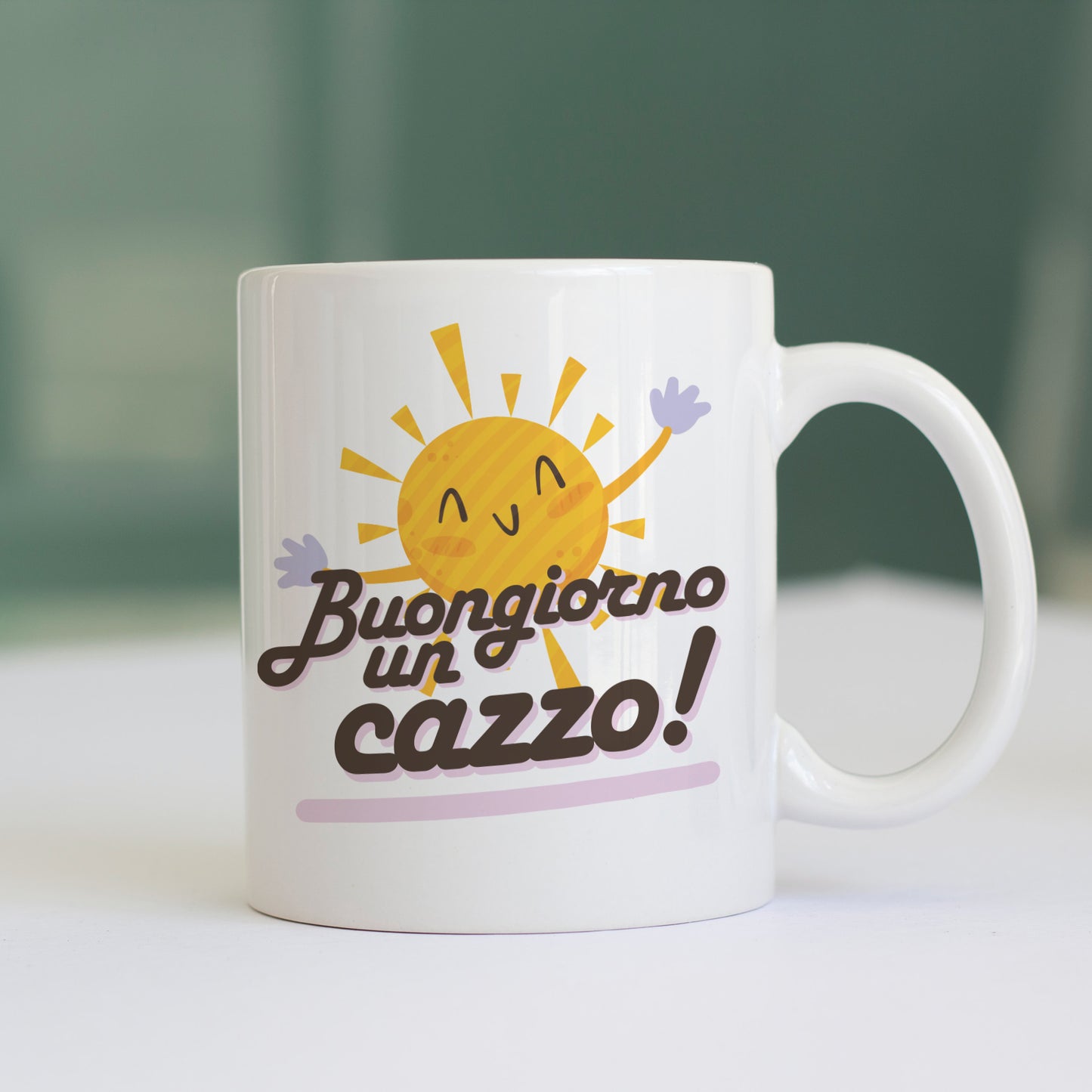 Tazza Buongiorno Un CaXXo Sole #chooseurcolor