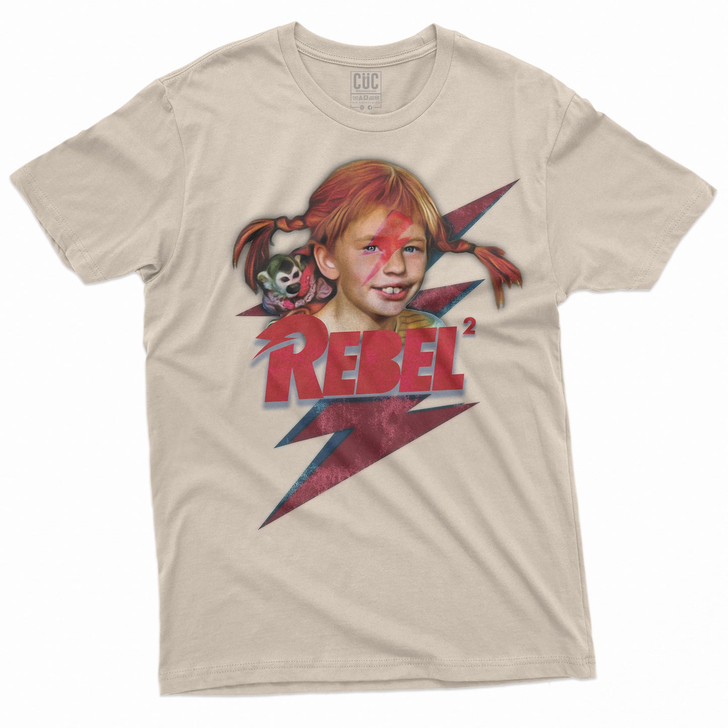 CUC T-Shirt PIPPI REBEL - pippi like David - serie tv - funny  #chooseurcolor