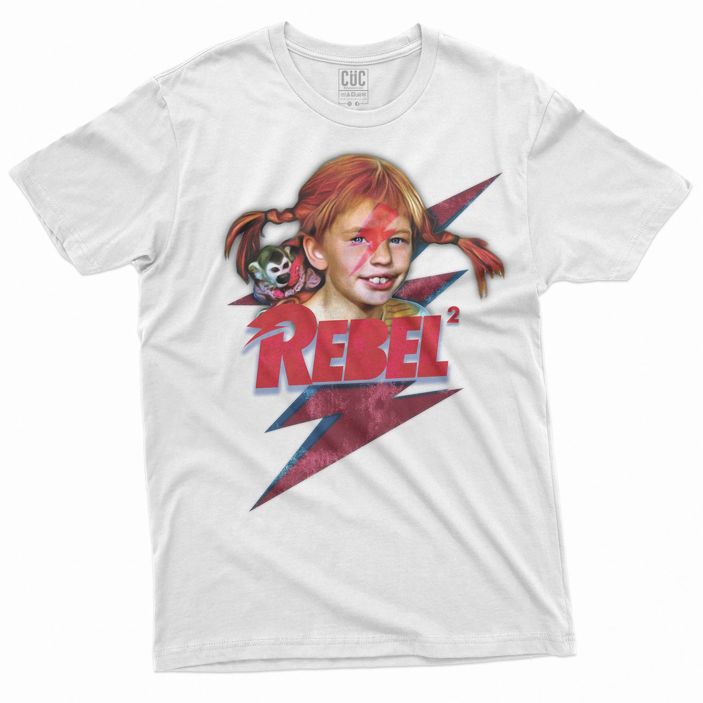 CUC T-Shirt PIPPI REBEL - pippi like David - serie tv - funny  #chooseurcolor