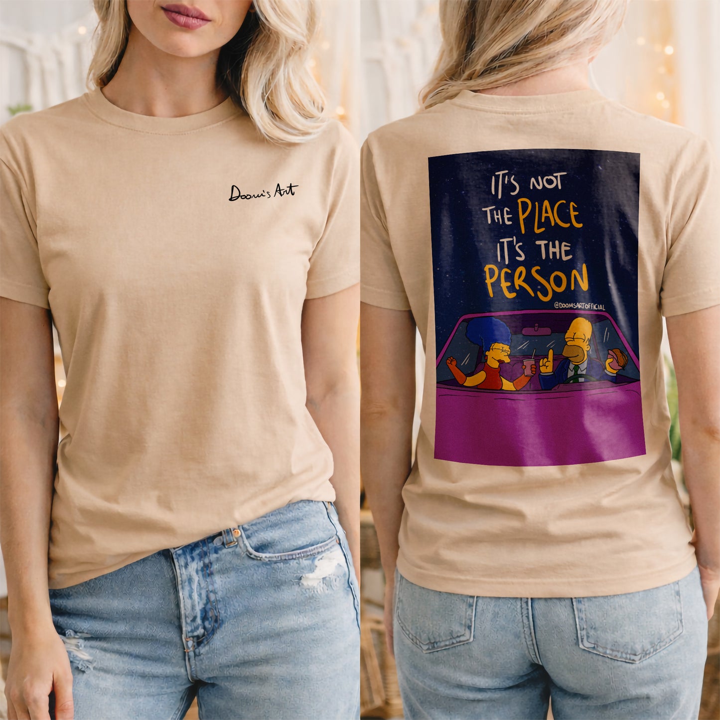T-SHIRT PLACE Sabbia #chooseurcolor