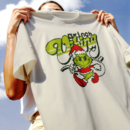 CUC T-Shirt VIBES NATALIZIE - Grinch Vibing - film natale - christmas #chooseurcolor