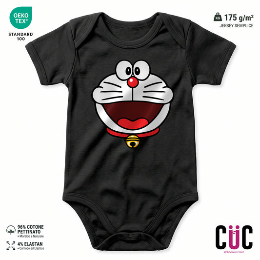 BODY BAMBINO DORAEMON ESSENTIAL Nera M [IMGKEY:BLA:M:1]