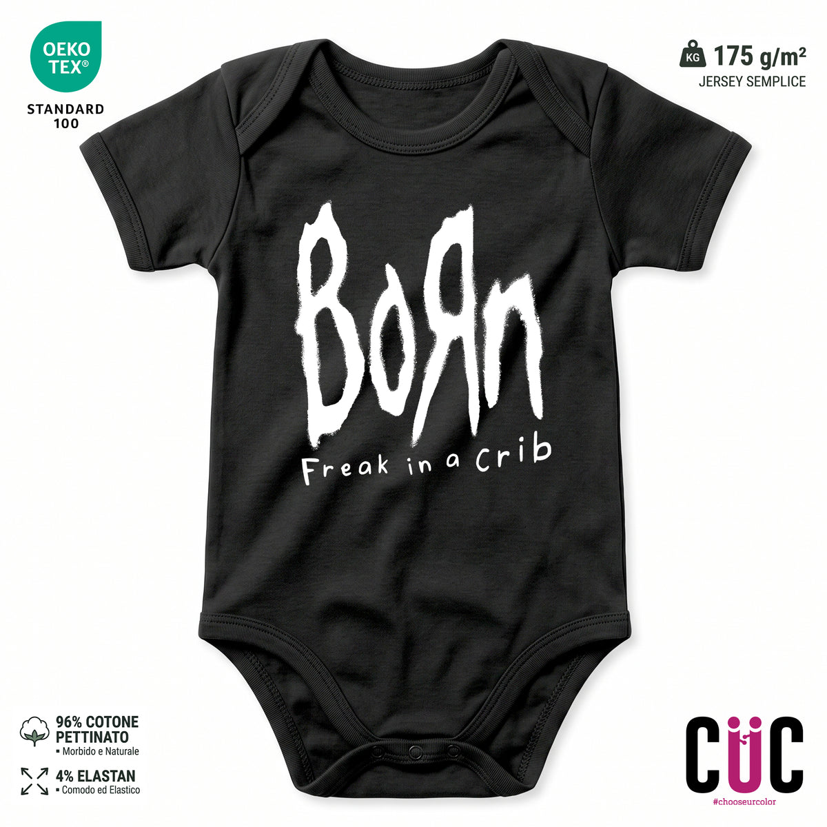 BODY BAMBINO BORN Freak in a crib #chooseurcolor