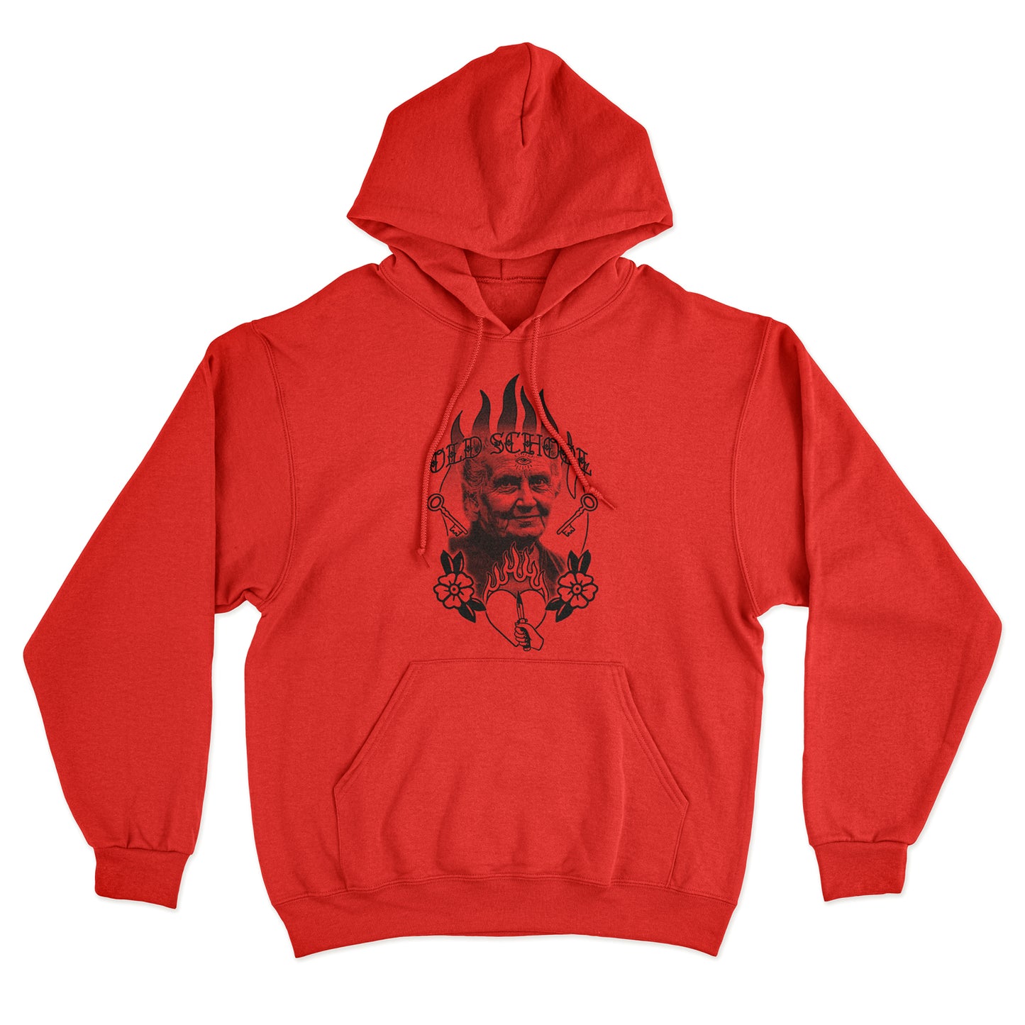 Felpa Cappuccio MONTESSORI OLD SCHOOL - Divertente #chooseurcolor