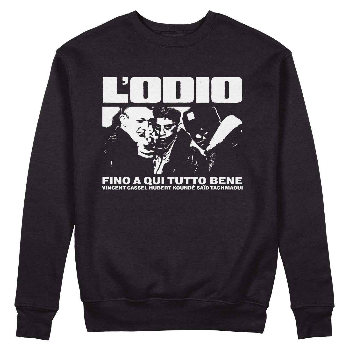 CUC Felpa Girocollo L' ODIO - Black and White - Cult #chooseurcolor