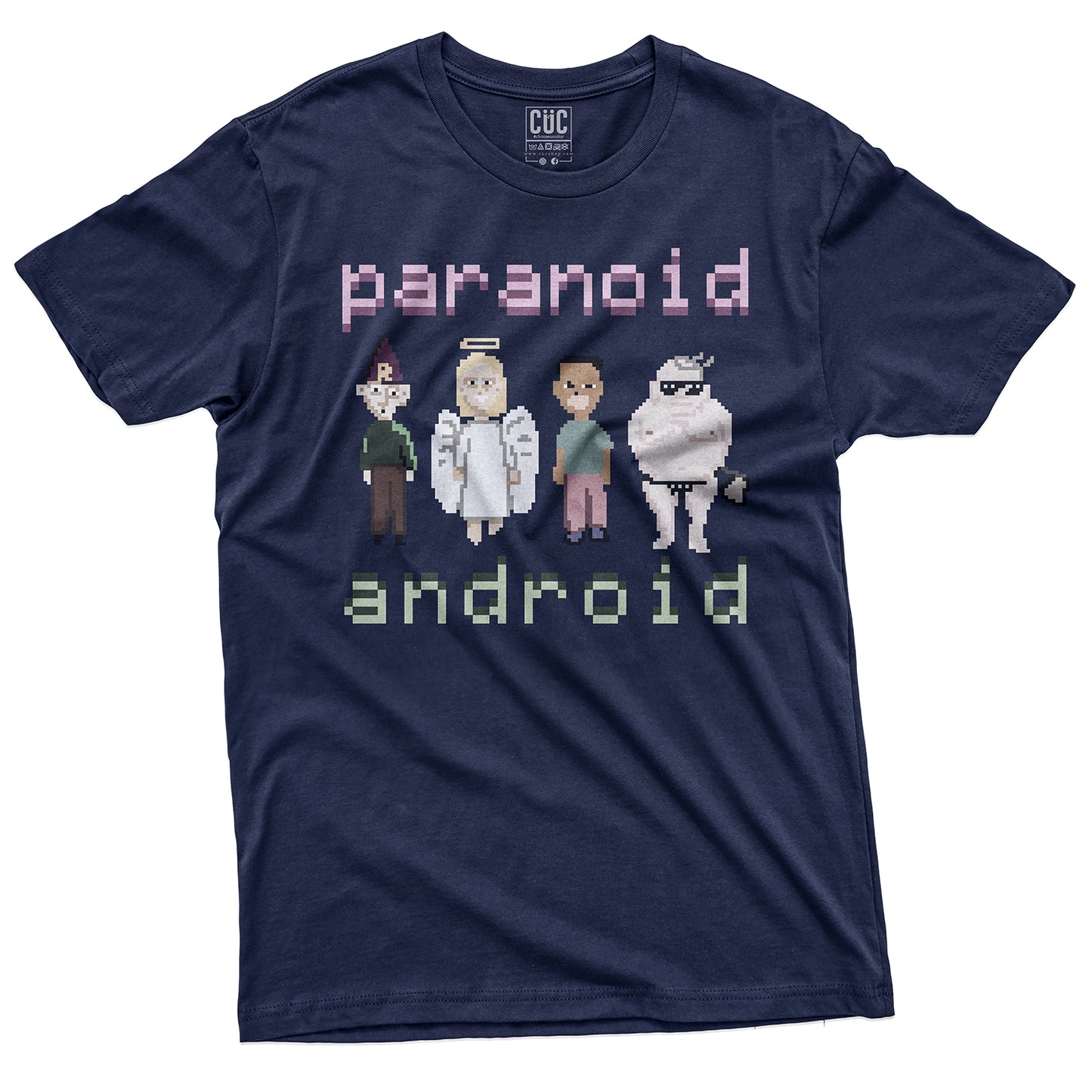 CUC T-Shirt PARANOID 16BIT- Musica  #chooseurcolor