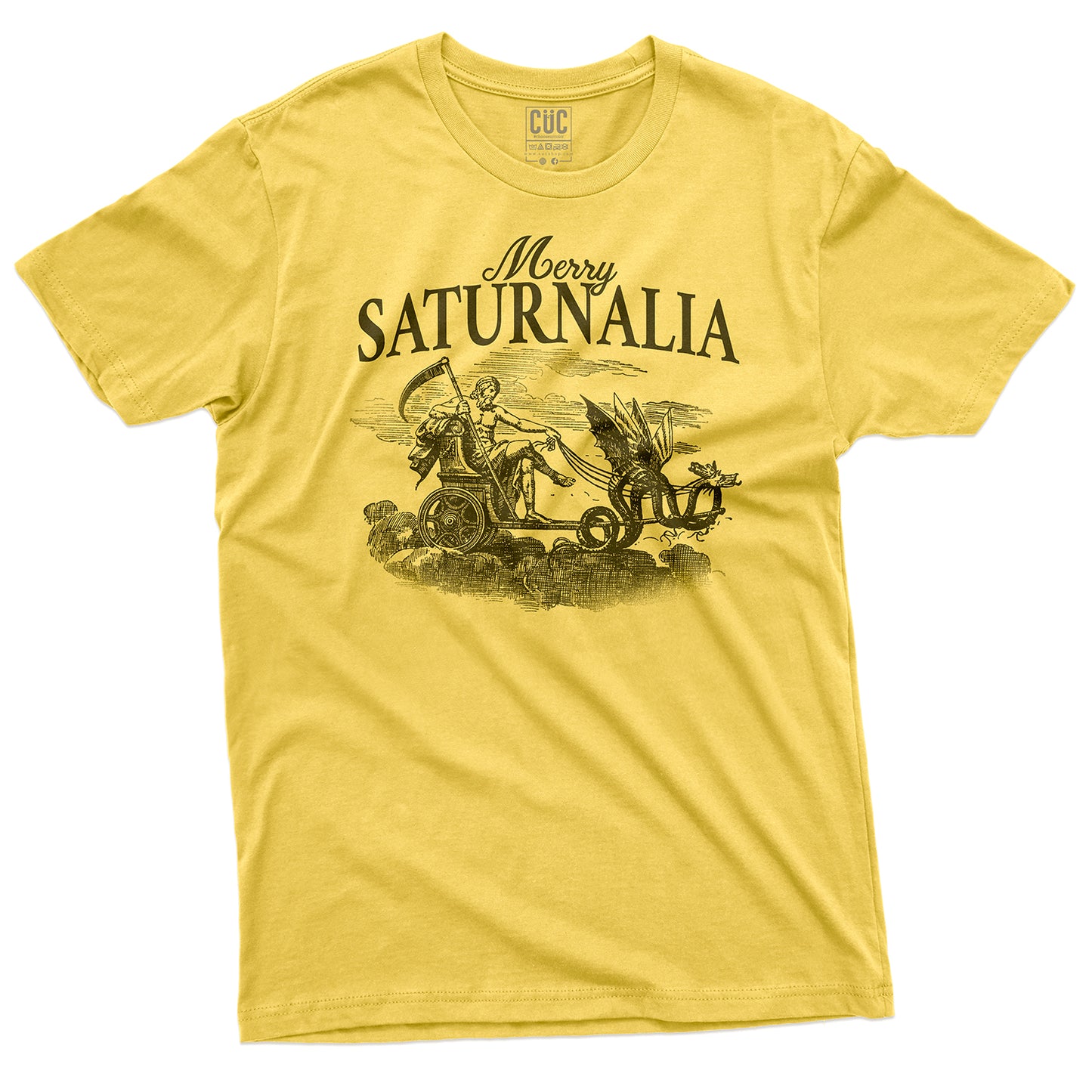 CUC T-Shirt MERRY SATURNALIA - Antica Roma - Natale #chooseurcolor